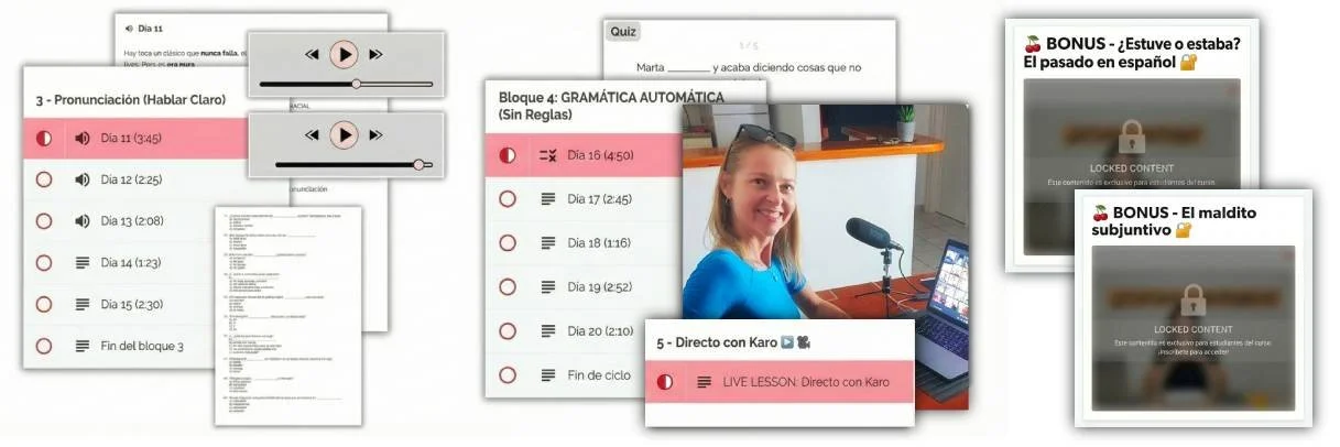 Contenido que continúa dentro de Spanish Step by Step