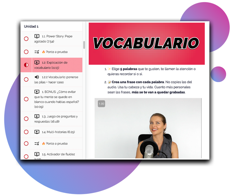Vocabulario