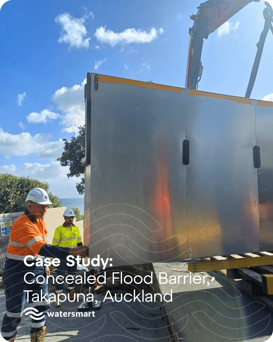 Concealed Flood Barrier Case Study - Takapuna, Auckland