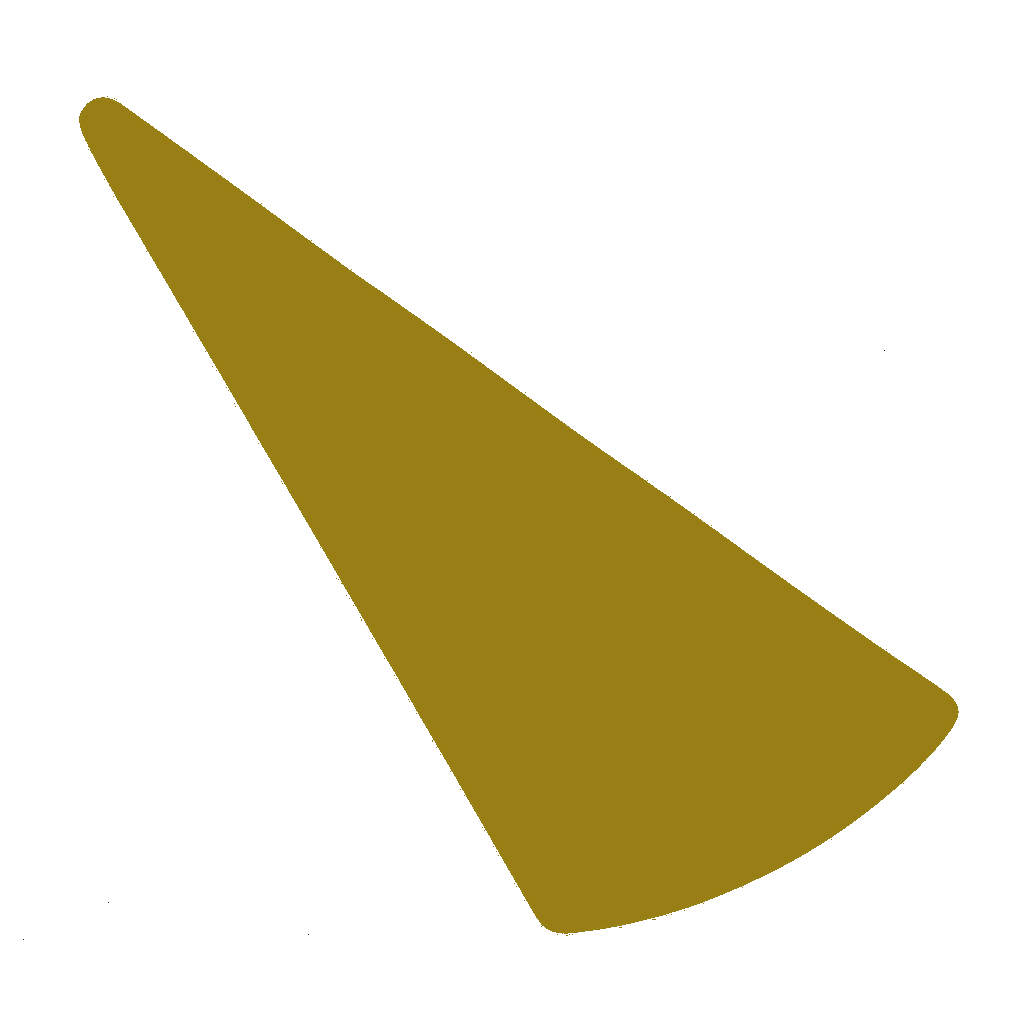 Yellow triangular spotlight shape overlay on white background — Lighthouse brand accent