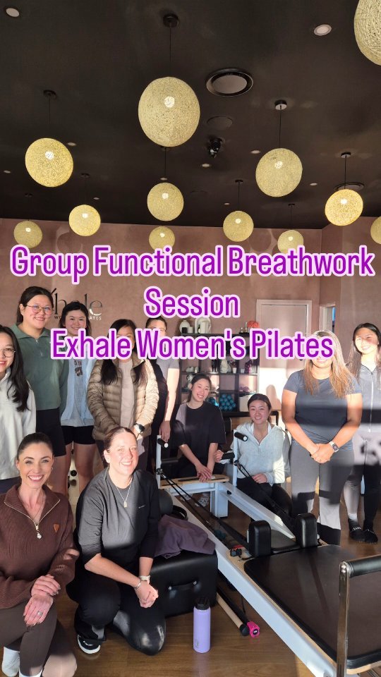 I had the pleasure of coaching the wonderful ladies at @exhale_womenspilates in a functional breathwork class. The team at exhale are running a series of Wellness workshops for their members and I was very proud to be a part of this initiative.
Tog
