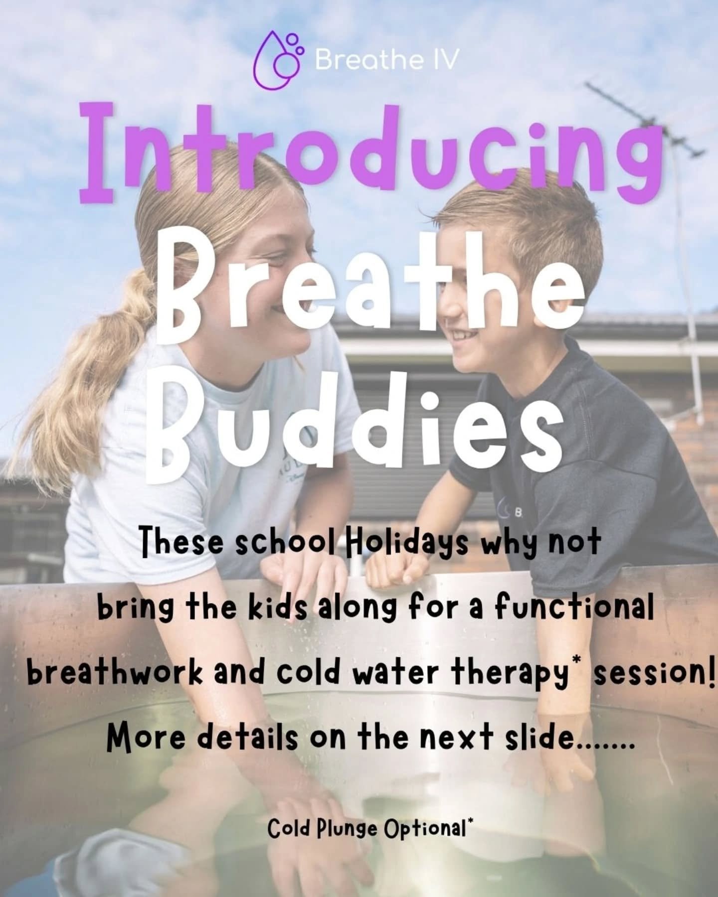 You asked ....We delivered...
Introducing "Breathe Buddies"
A functional breathwork workshop for kids these school holidays!
DM me "kids" for more info or to book your spot!
#BreatheIV #BreatheLight #oxygenadvantageinstructor