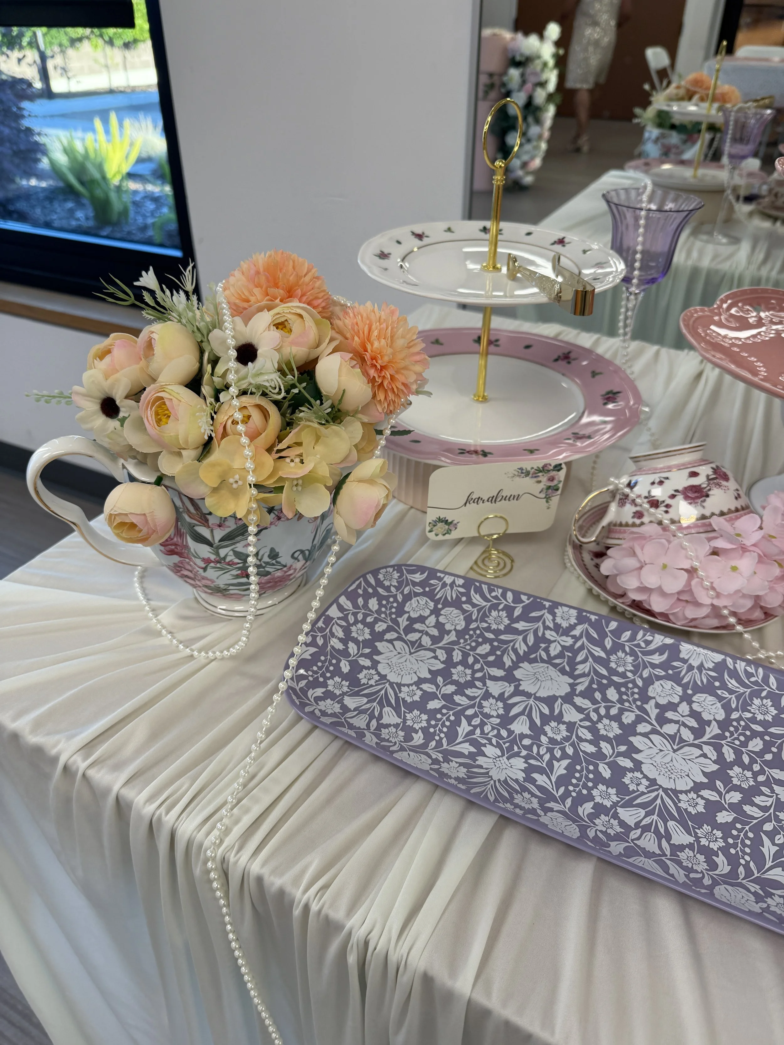 Tea Party Buffet Styling
