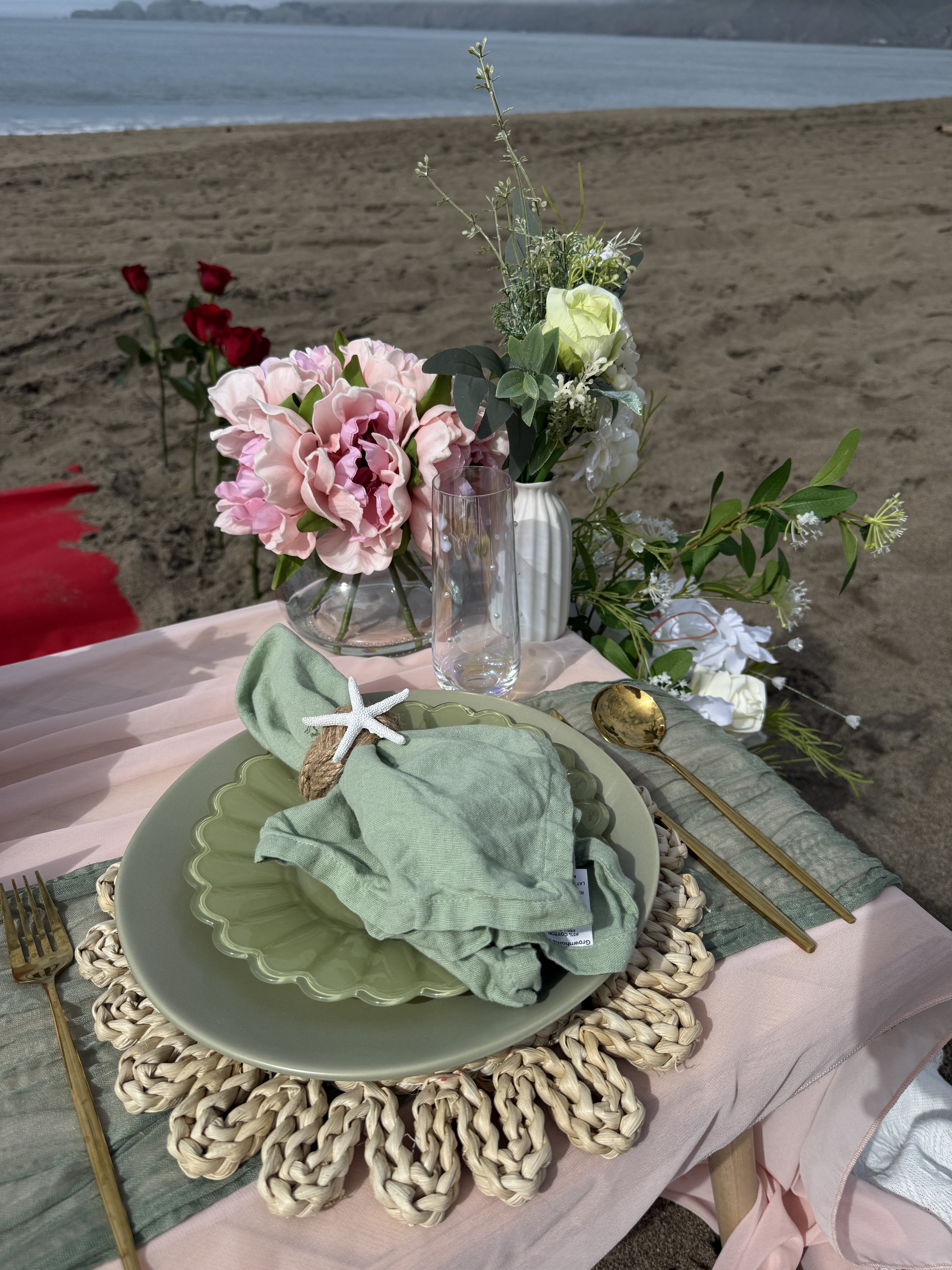 8" Green Glass Dessert Plate