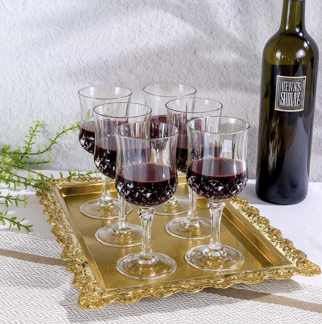 Clear Acrylic Goblets