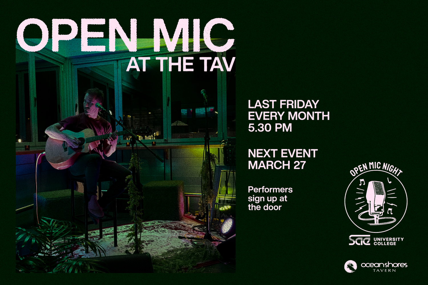 OPEN MIC NIGHT 