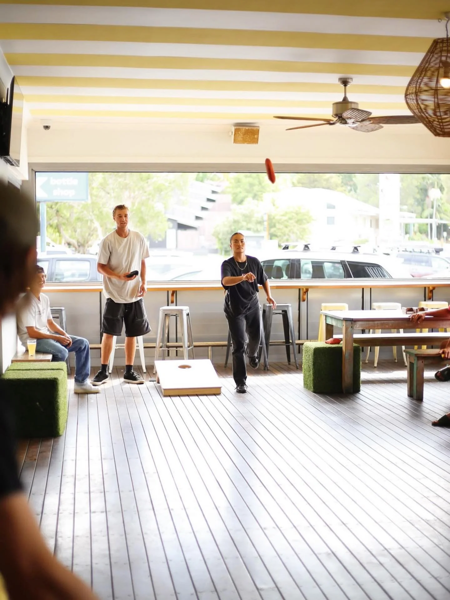 At first we called it Corn Hole Classic for funsies, but it&rsquo;s actually becoming a classic. 

TODAY 1PM 
$150 prize pool 
$5 entry inc. complimentary schooner of Sanctus!