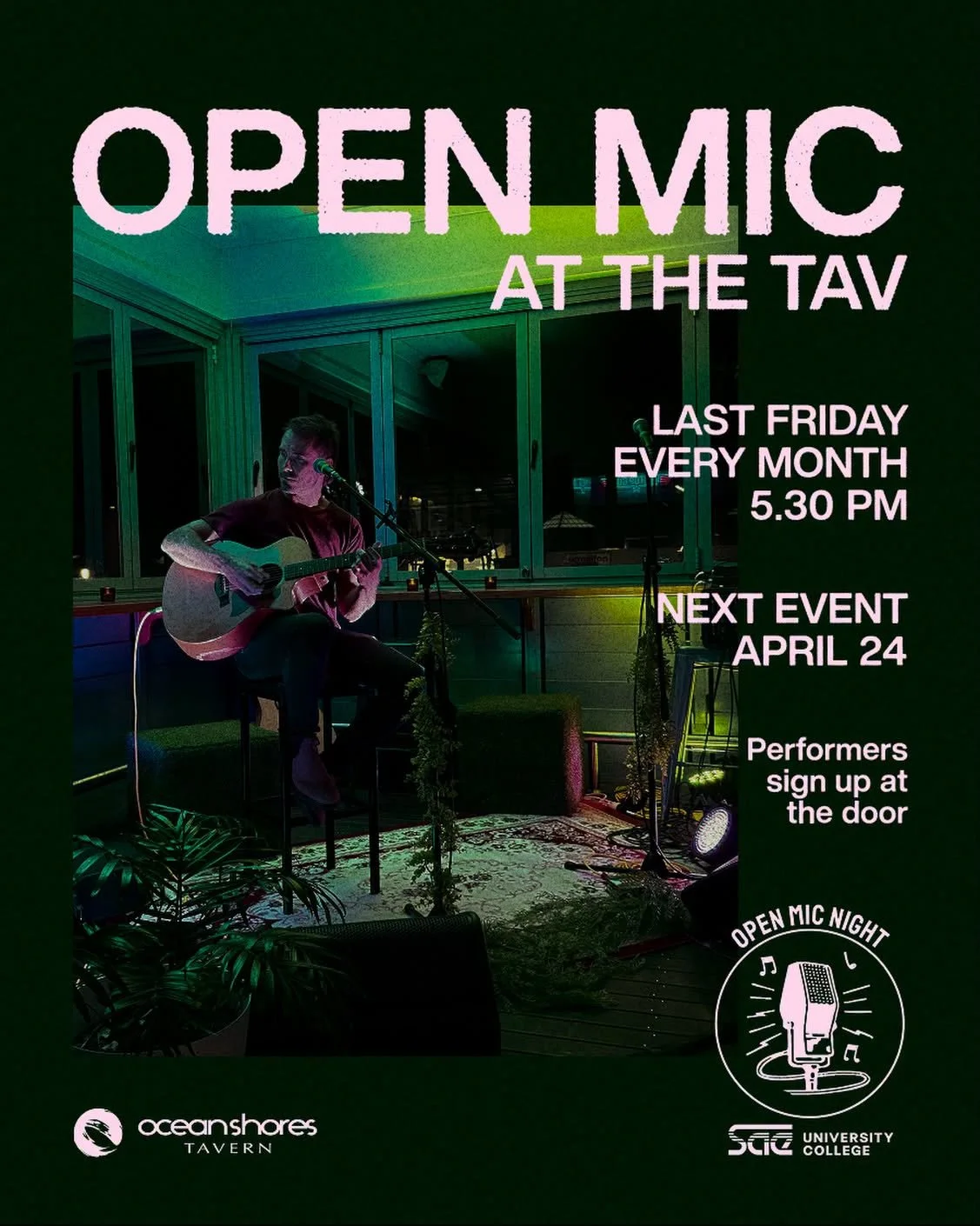 A creative deadline for performers, a hidden gem for music lovers.
Whether you&rsquo;re polishing a set or just down for a night of great live music, this is the one to show up for.