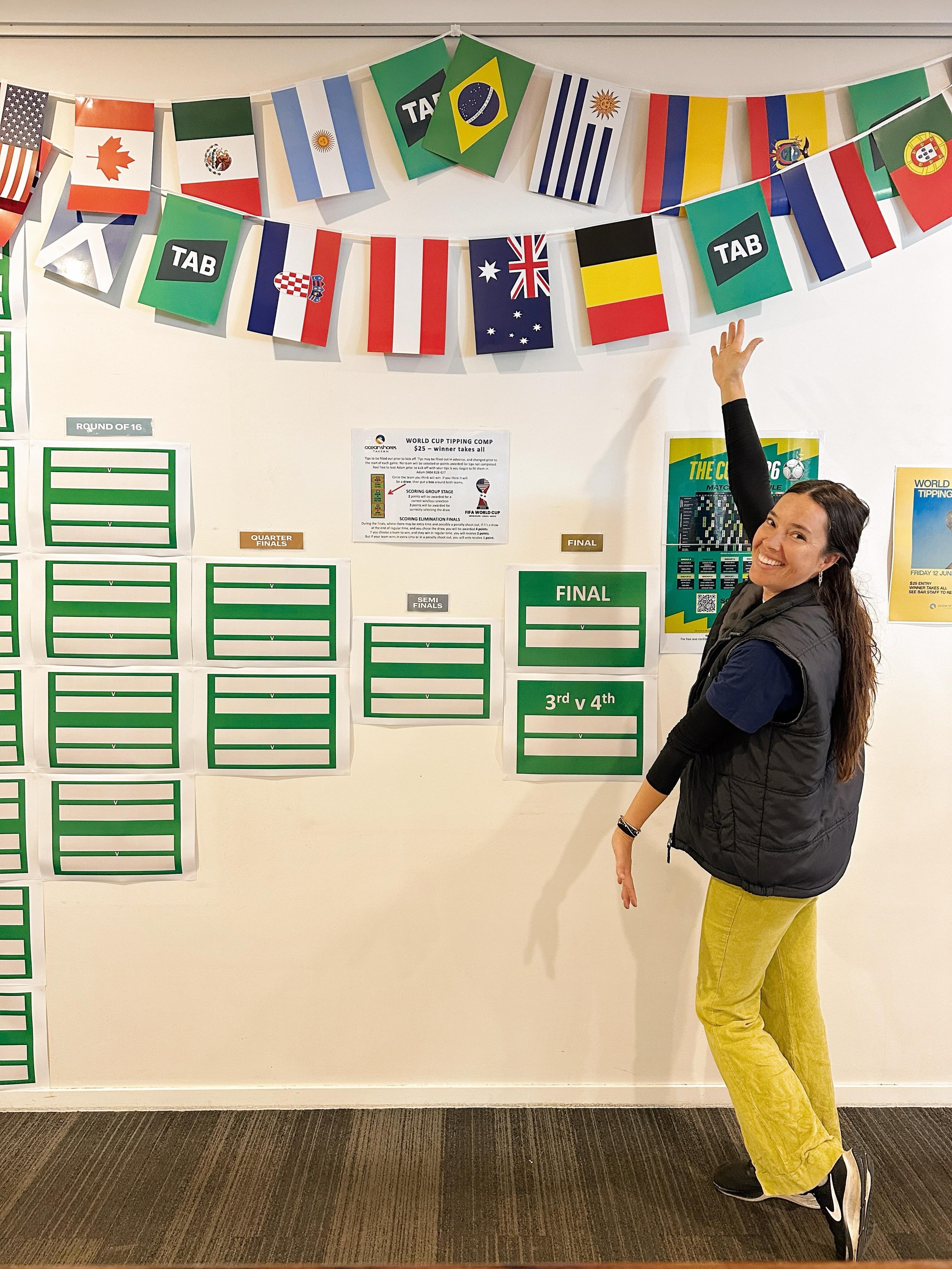 ⚽️ SOCCER WORLD CUP ⚽️
Have you signed up to our World Cup tipping comp? 

Kicking off tomorrow, June 12
$25 entry 
Winner takes all 

See bar staff to enter and get your tips in before kick off!!