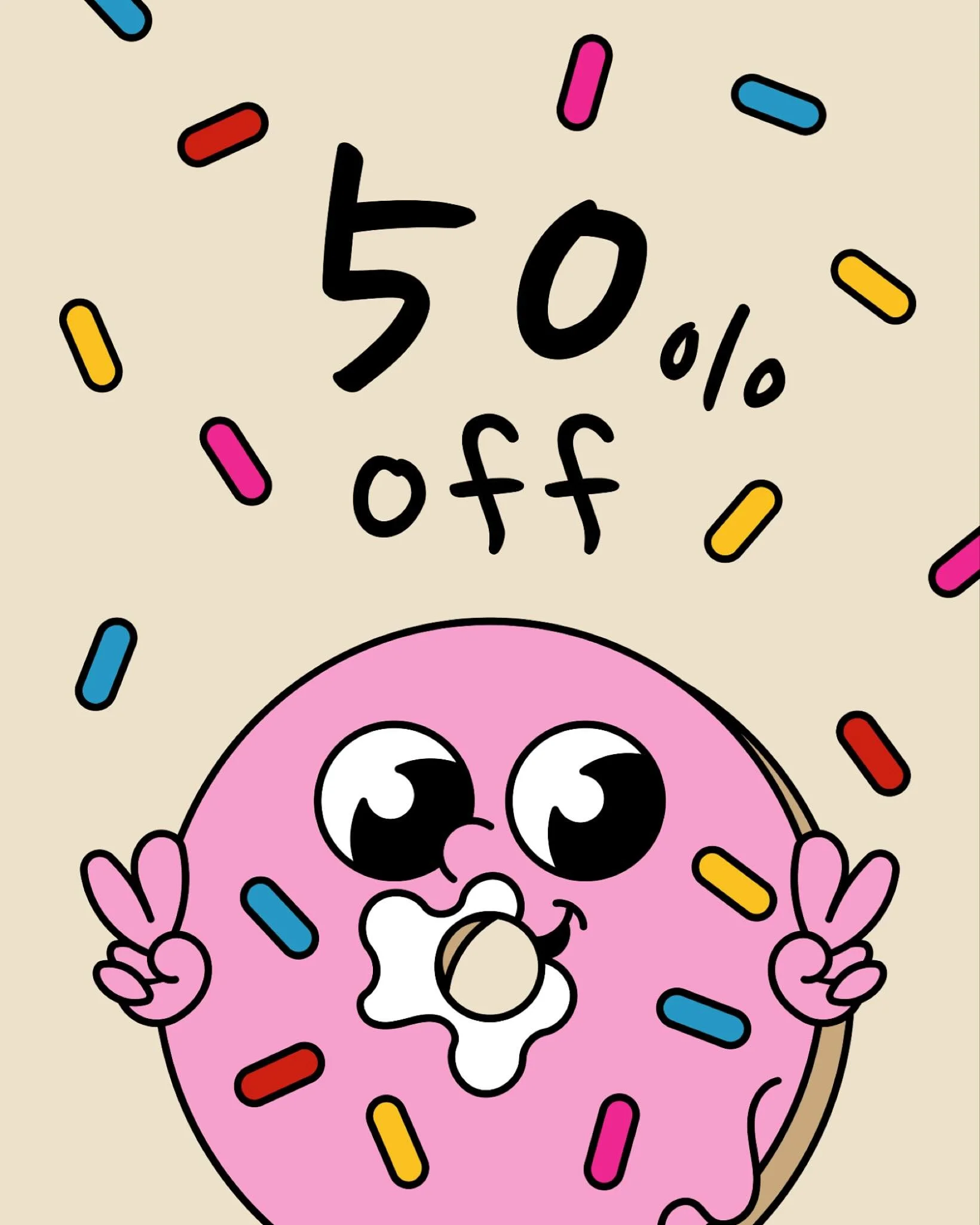 🍩 Donut worry &mdash; your walls are about to get sweeter!

Celebrate National Donut Day with 50% OFF our donut wall print 🎉

🗓️ Nov 1&ndash;5 only!

Link in bio 🔗

#doodle #drawing #donut #nationaldonutday #art
