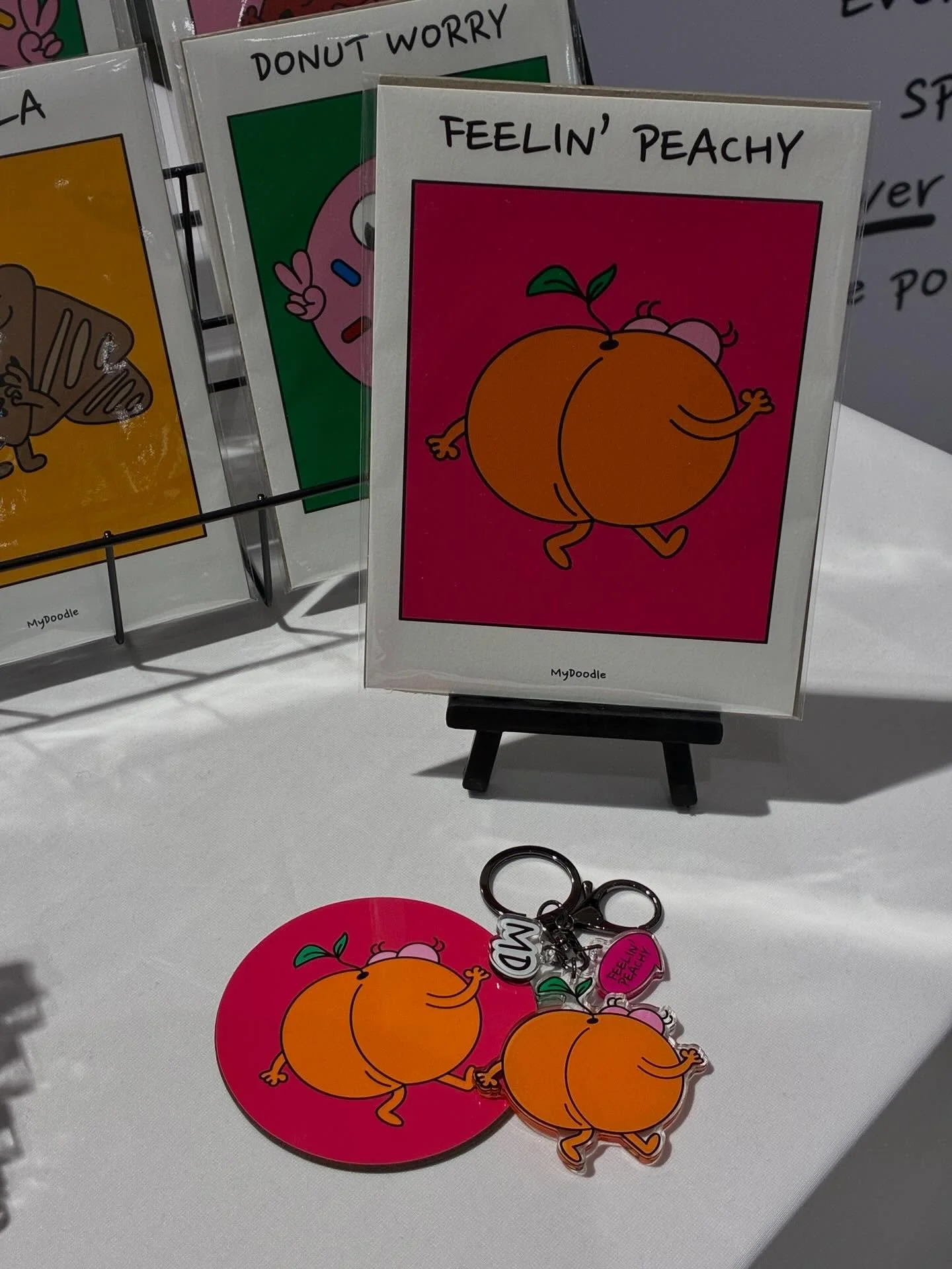 Feelin&rsquo; peachy 🍑

The most popular doodle from my @johnlewis pop up earlier this month