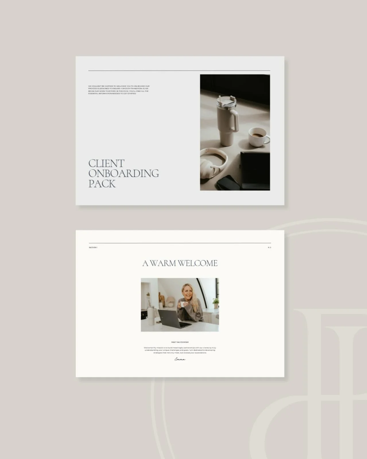 Your brand is more than just your logo, font and colour palette!

I&rsquo;ve had a complete overhaul of all my corporate materials, everything from my proposals, client onboarding packs, monthly reporting, presentation decks etc.

It feels so fresh a