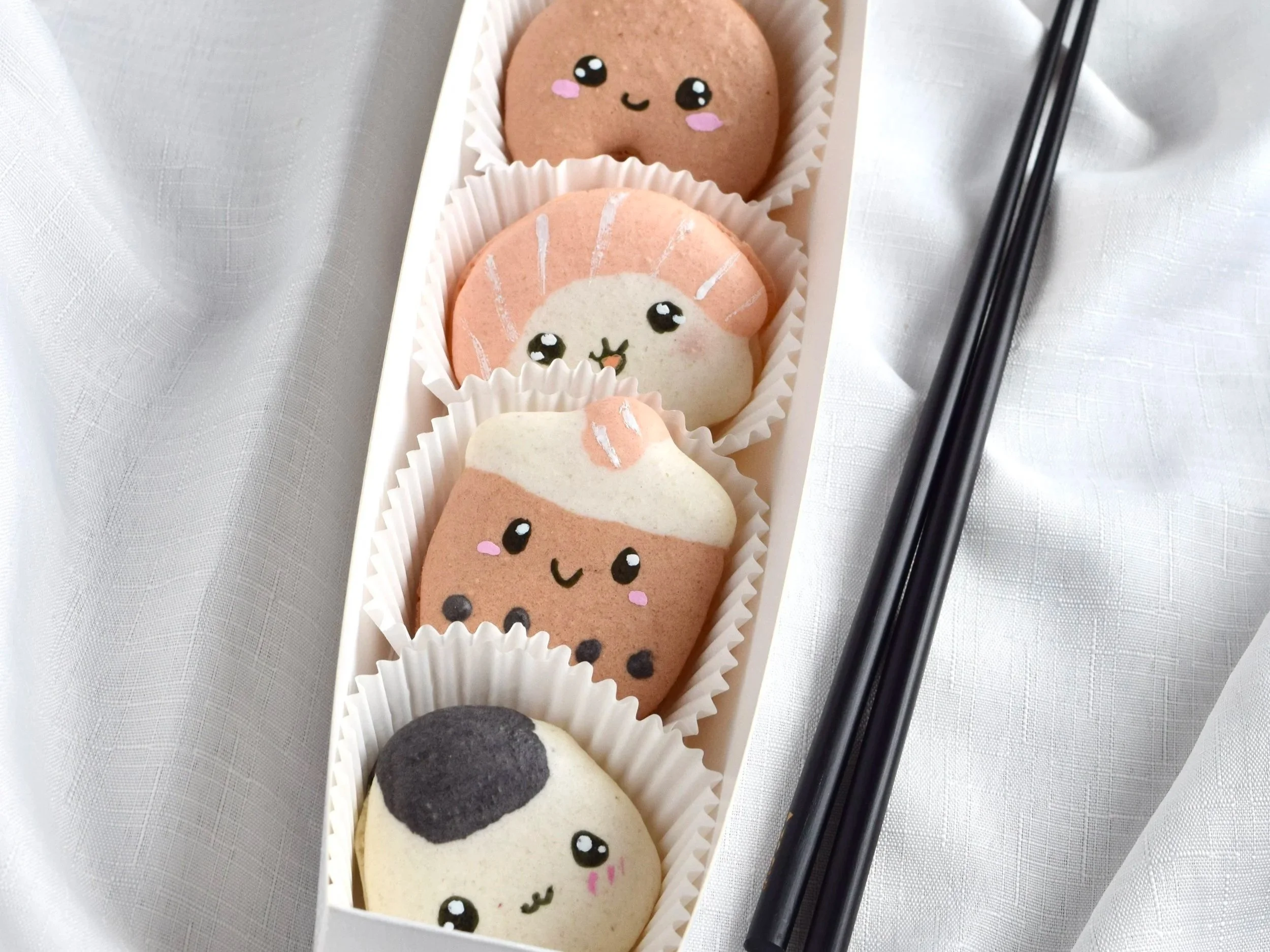 Asian Delights macarons