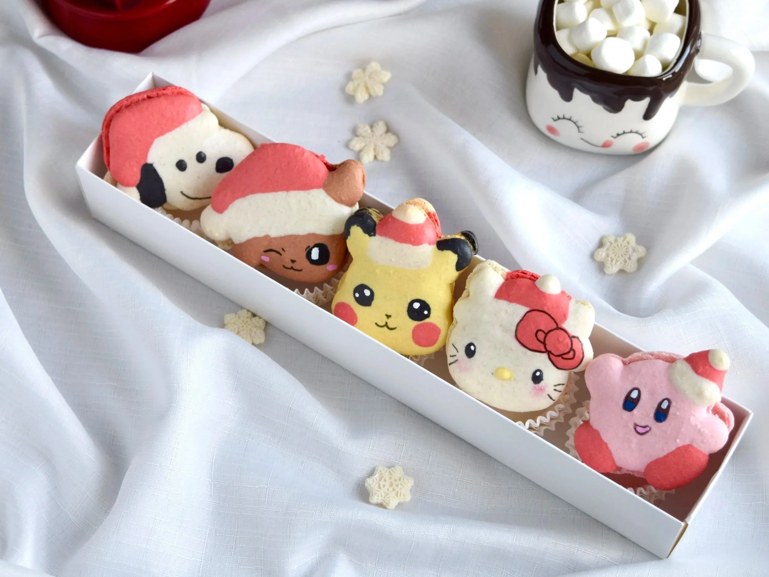 Winter Wonderland macaron box
