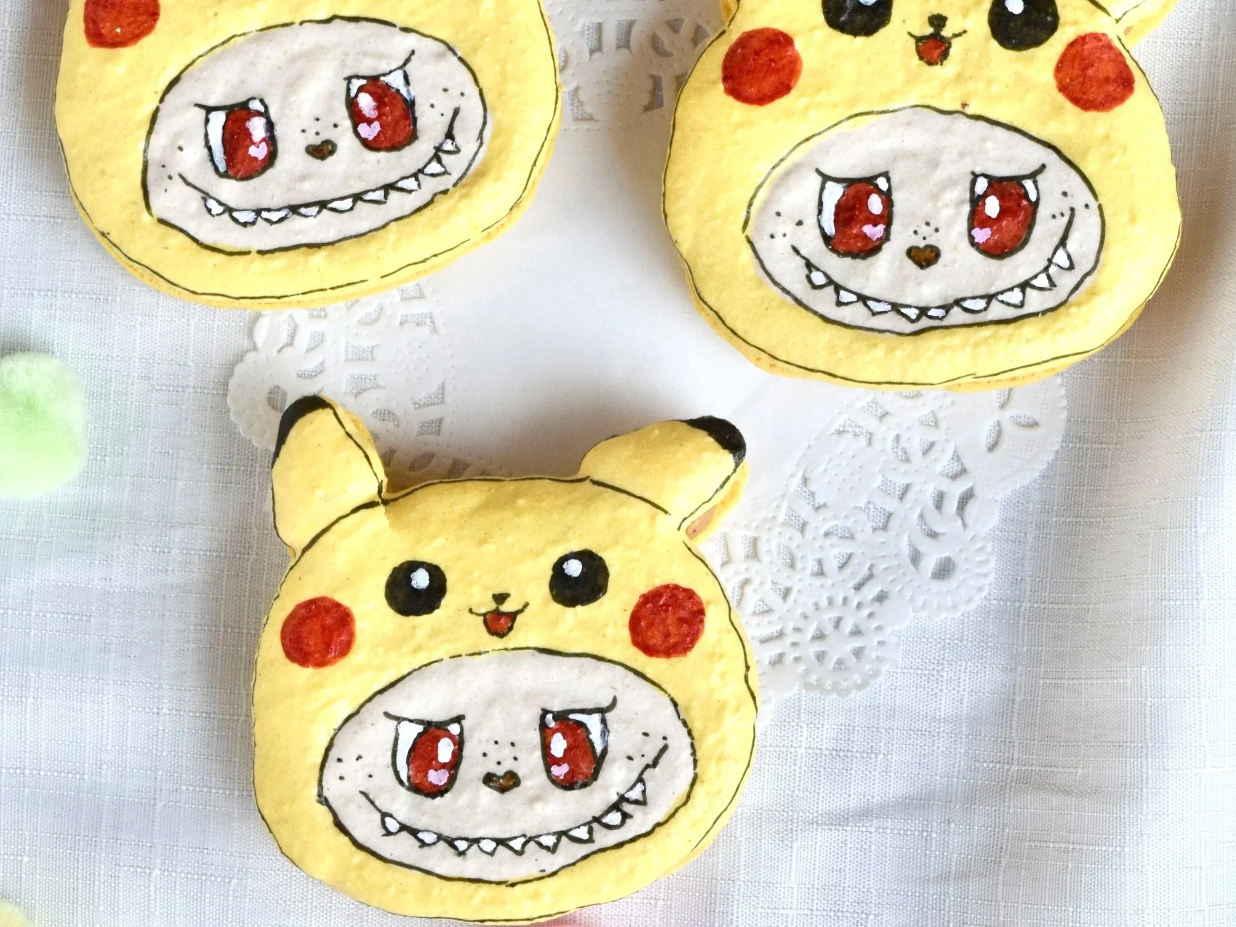 cute character macatons