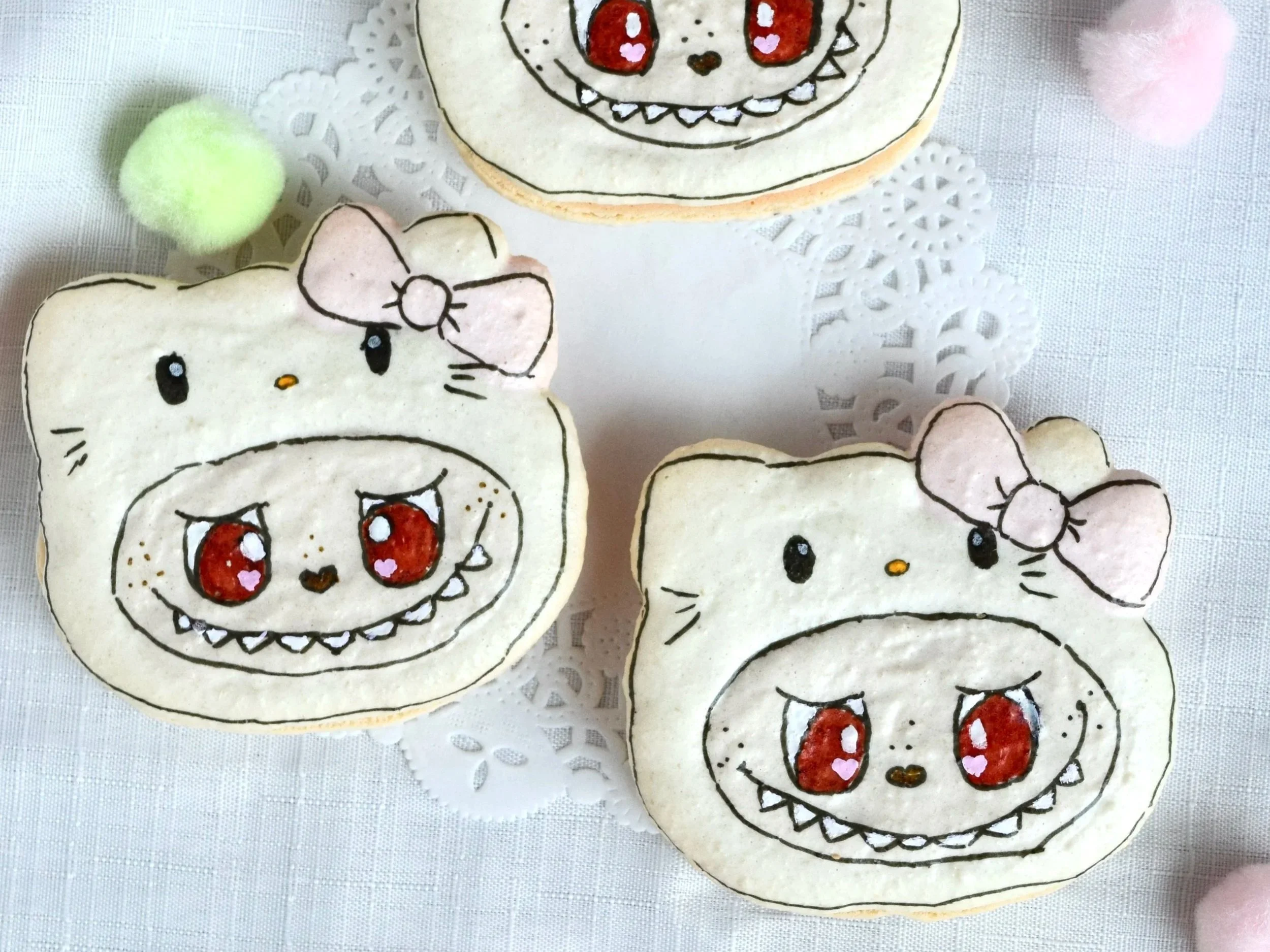 cute character macatons