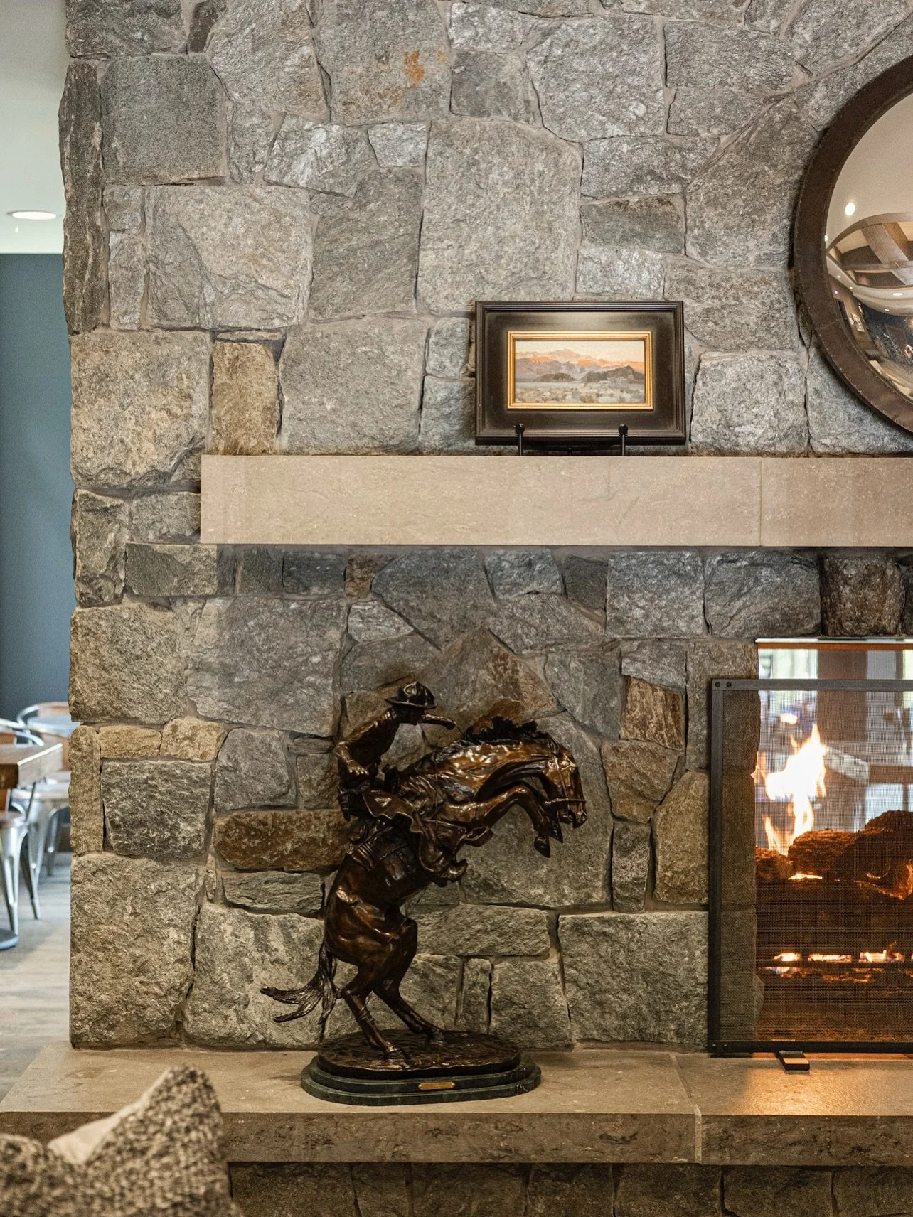 With ski season in full swing, we&rsquo;re throwing it back to our mountain lodge renovation project @snowpinelodge - set right at the base of Alta ski mountain Utah. 

We preserved as much of the historic lodge&rsquo;s original layout as possible, w