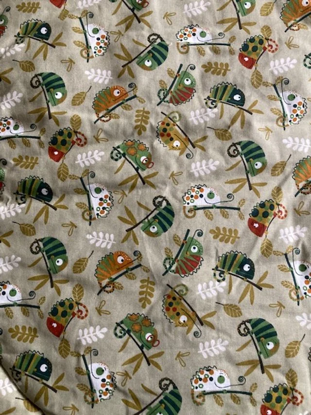 Léon le caméléon tissu.JPG