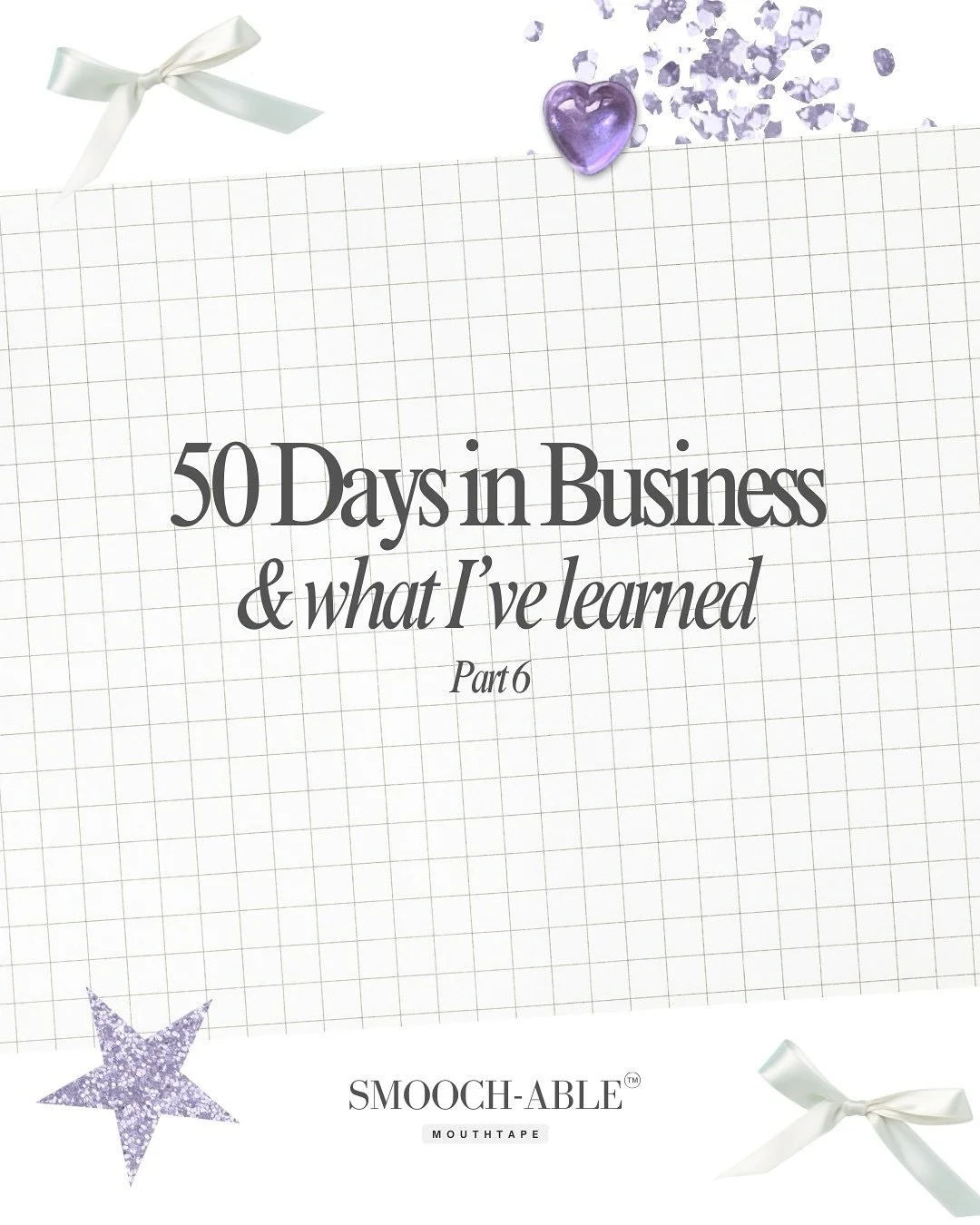 50 days of Smooch-able and a lot of lessons💋

Money matters, stock disappears faster than you think, support comes from strangers, and panicking never helps (trust me). Still smiling, still learning.

#smoochable #mouthtape #sleeptape #sleep #routin