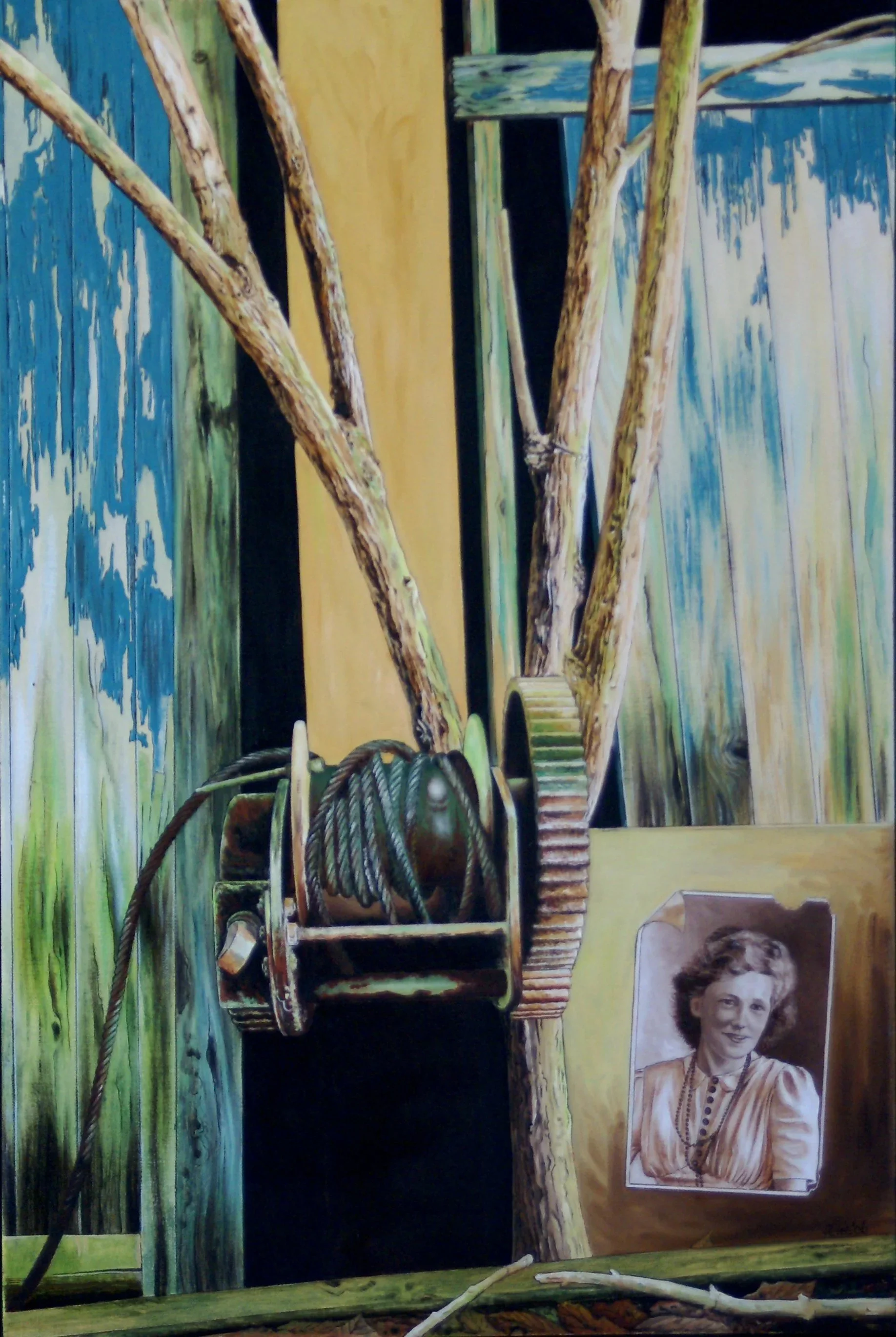 Mem (moeder), maat 50 x 60 cm., €  1250