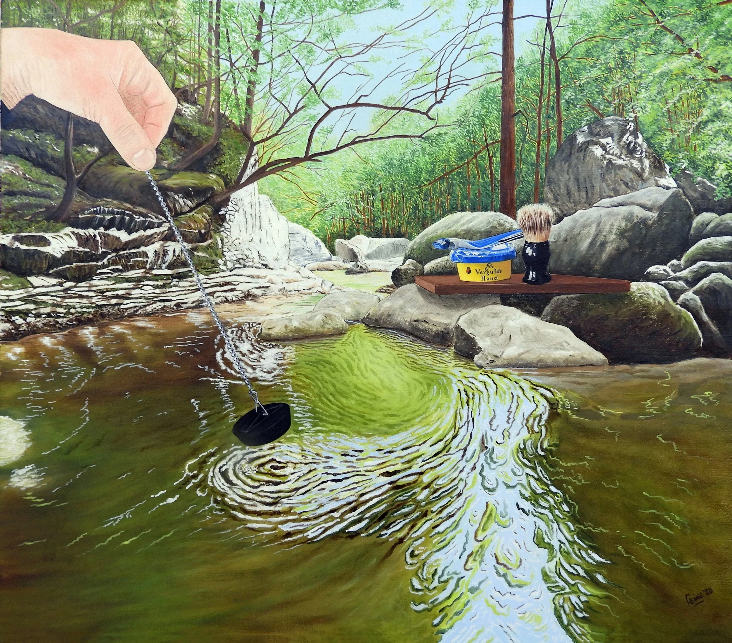 Natuurbeheer, 90 x 90 cm, € 1600