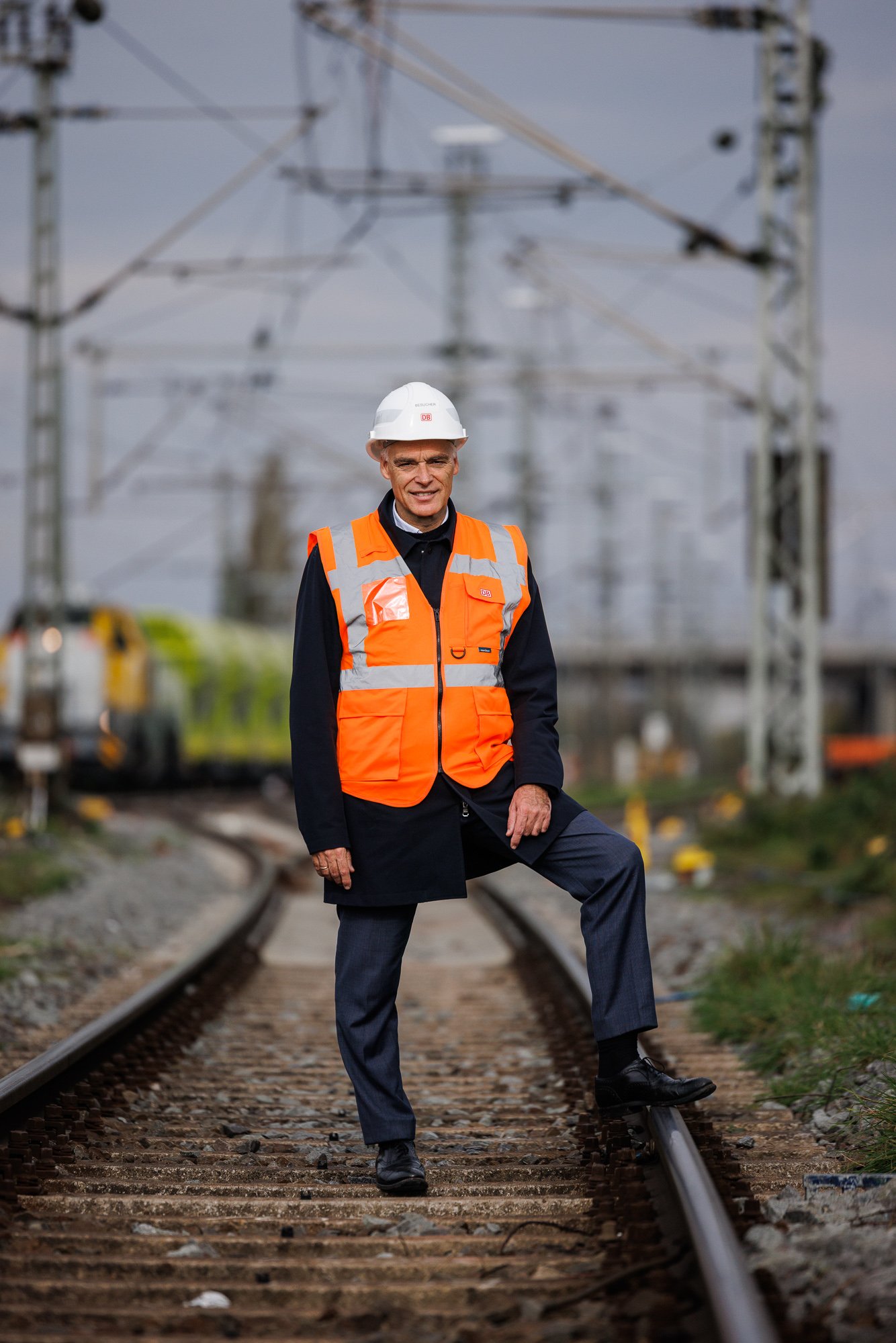 Berthold Huber, damals Vorstand Infrastruktur Deutsche Bahn 