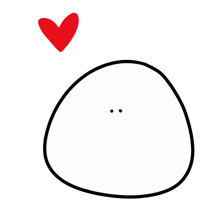 Cutie with a red heart