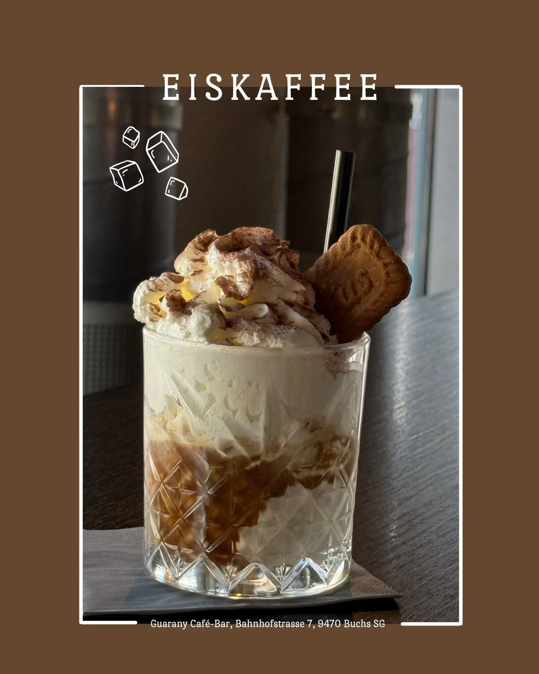 Wenn Espresso auf Vanilleeis trifft und Sahne das Ganze kr&ouml;nt &ndash; weisst du: es ist Eiskaffee-Zeit. 🧊☕️
Cremig. Stark. S&uuml;ss. Und ja &ndash; ein Keks darf nat&uuml;rlich nicht fehlen. 😏🍪

Perfekt f&uuml;r hei&szlig;e Tage, m&uuml;de N