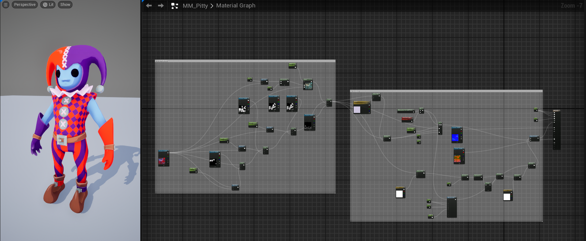 Master Material Allowing For Custom Color Parameters