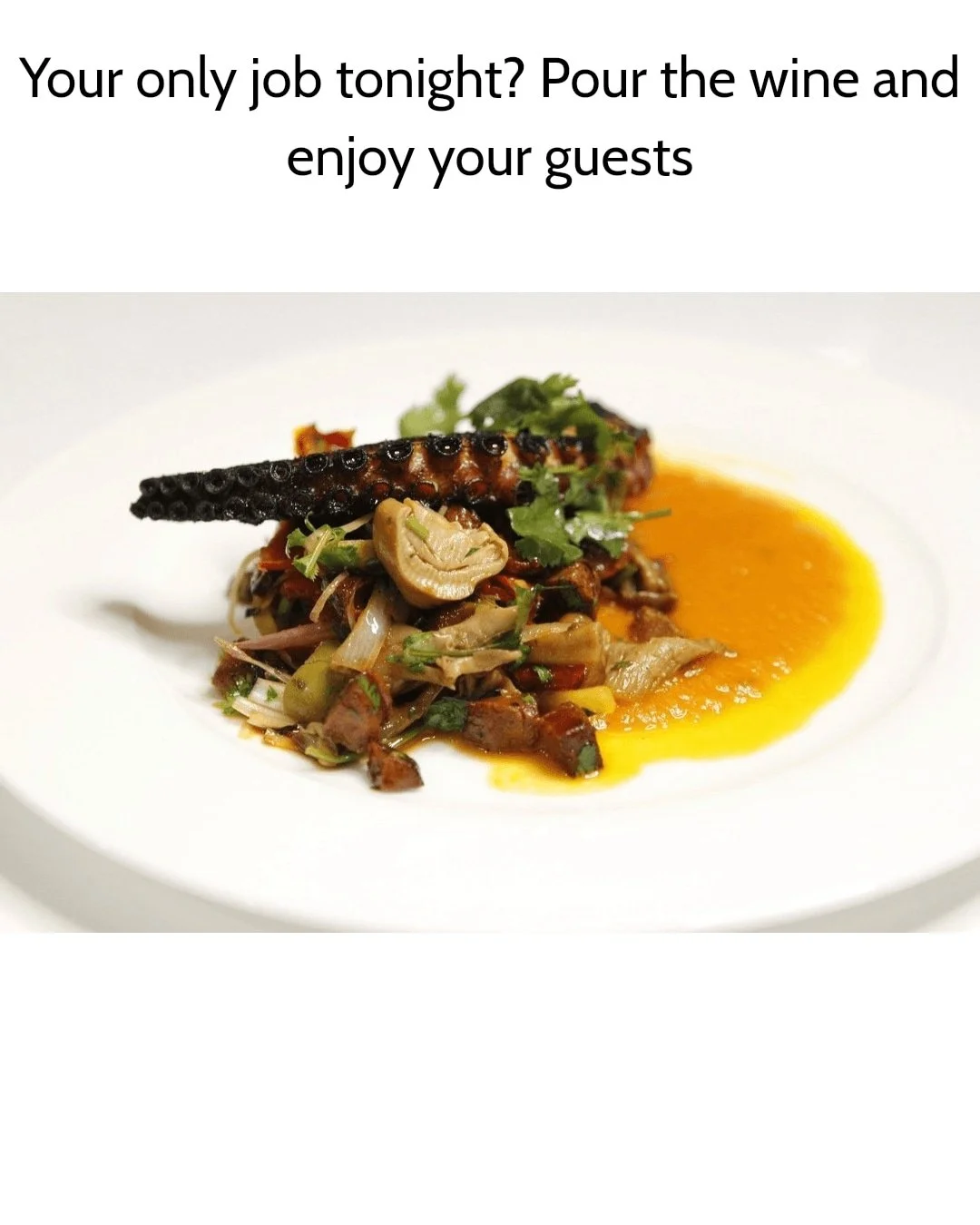We handled everything for this intimate dinner&mdash;from sourcing fresh ingredients to creating a three-course menu that wowed everyone at the table. If you want to host without the stress, we&rsquo;ll bring the flavors, the service, and the clean k