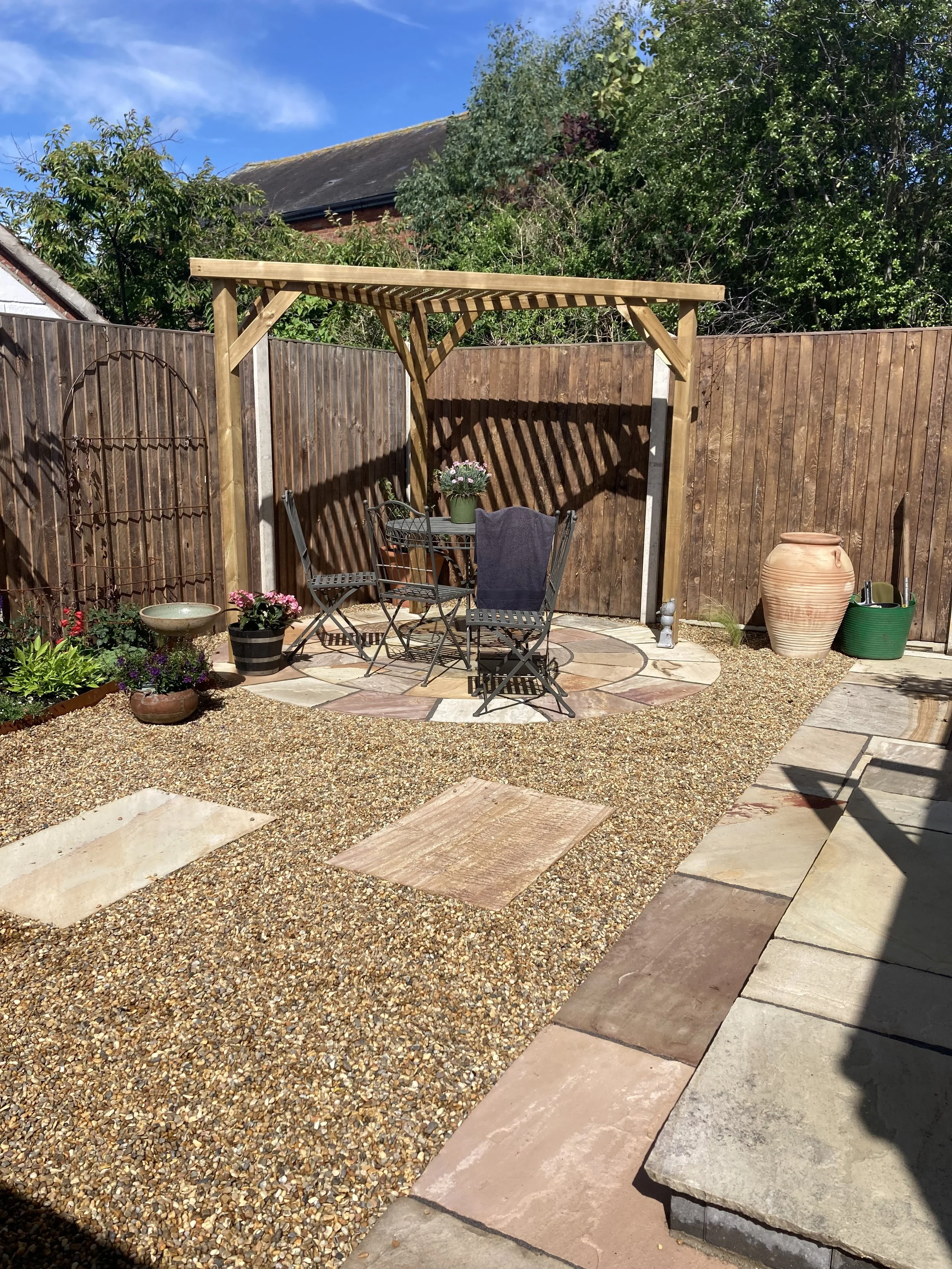 Small Garden Redesign in Wymondham, Norfolk - planting to follow