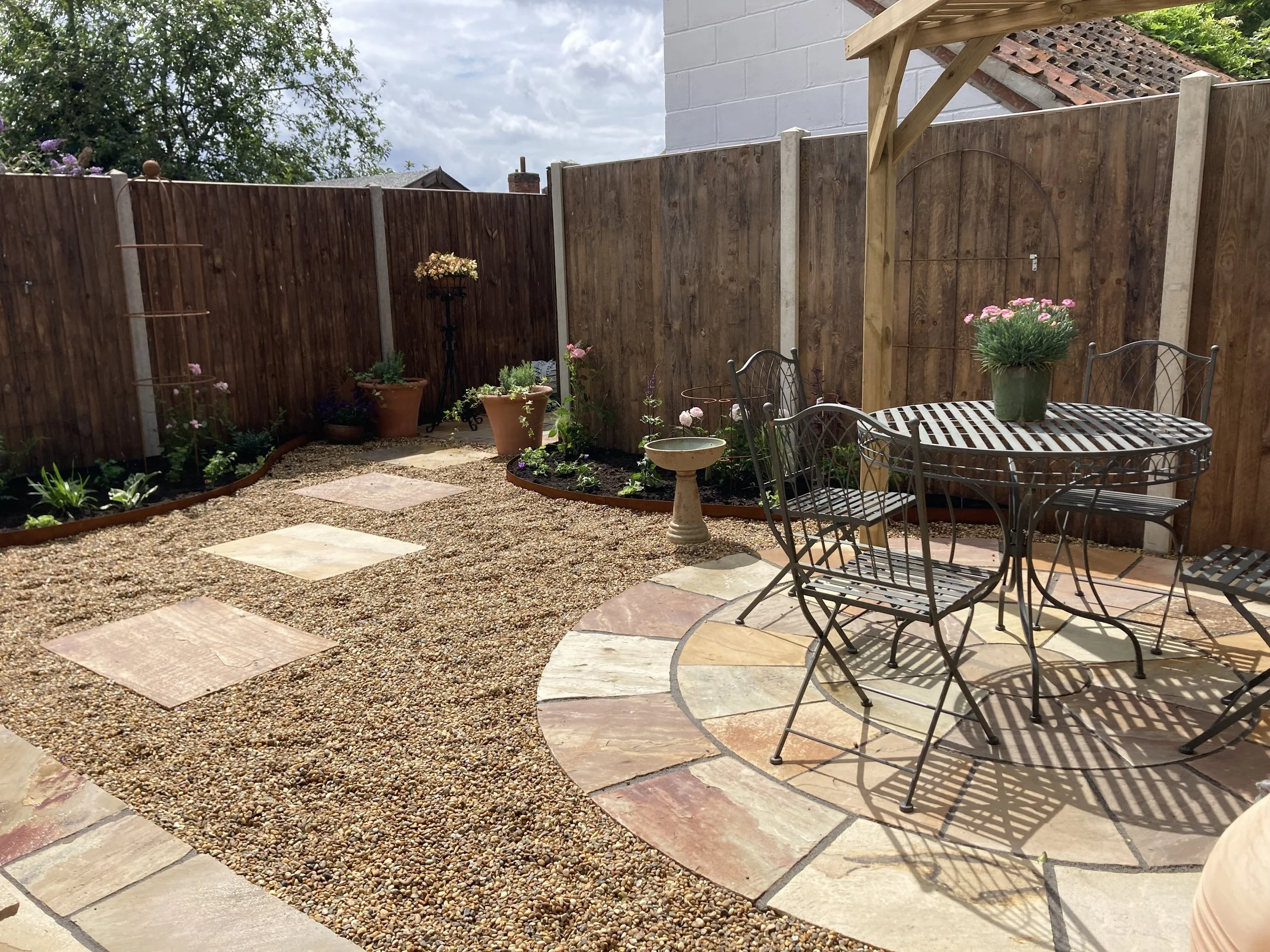 Small Garden Redesign in Wymondham, Norfolk - planting to follow