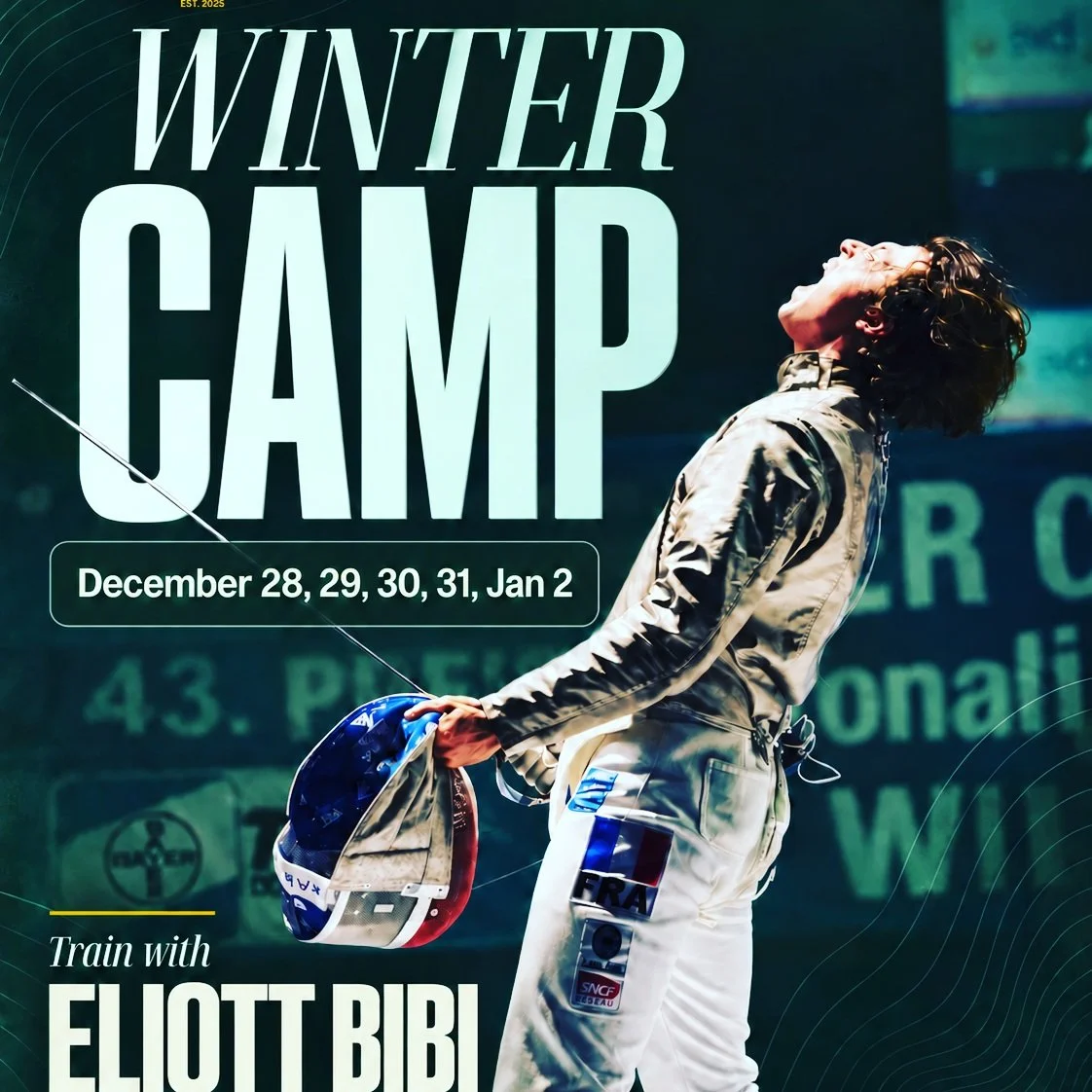 WINTER FENCING CAMPS 2026 
Make the most of your winter break at ORO Fencing!

Take your fencing to the next level &mdash; including the opportunity to learn from world-class fencer Eliott Bibi.

BEGINNER CAMP
December 28&ndash;30
2:00&ndash;5:00 PM
