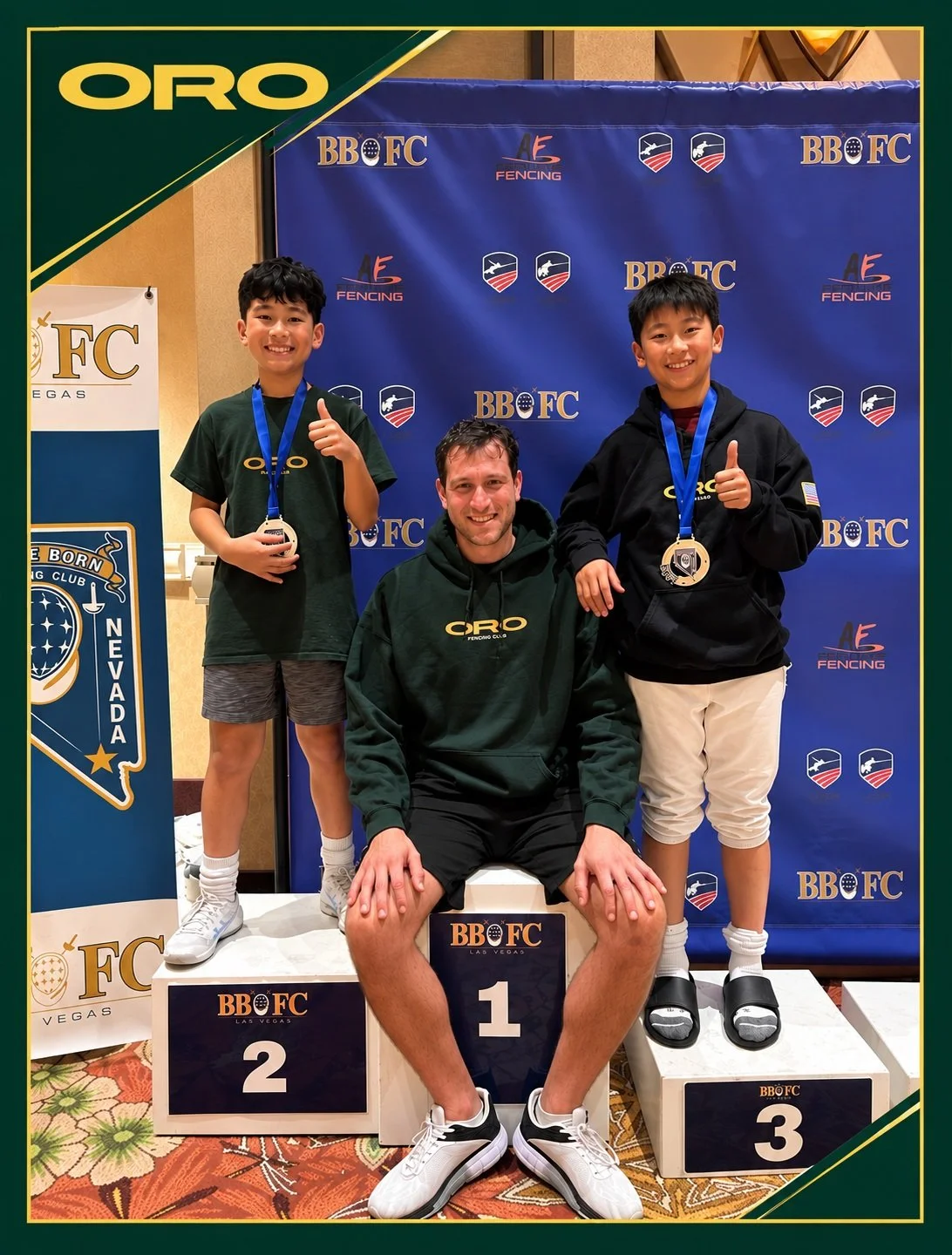 Congratulations to our ORO fencers on some great fencing at the DUEL in the Desert. 

David Severt &mdash; 2nd place in Y10
Gavin Luo &mdash; 6th place in both Y12 and Y14

Great fencing, David and Gavin &mdash; way to represent ORO! 
#fencing #OROFe