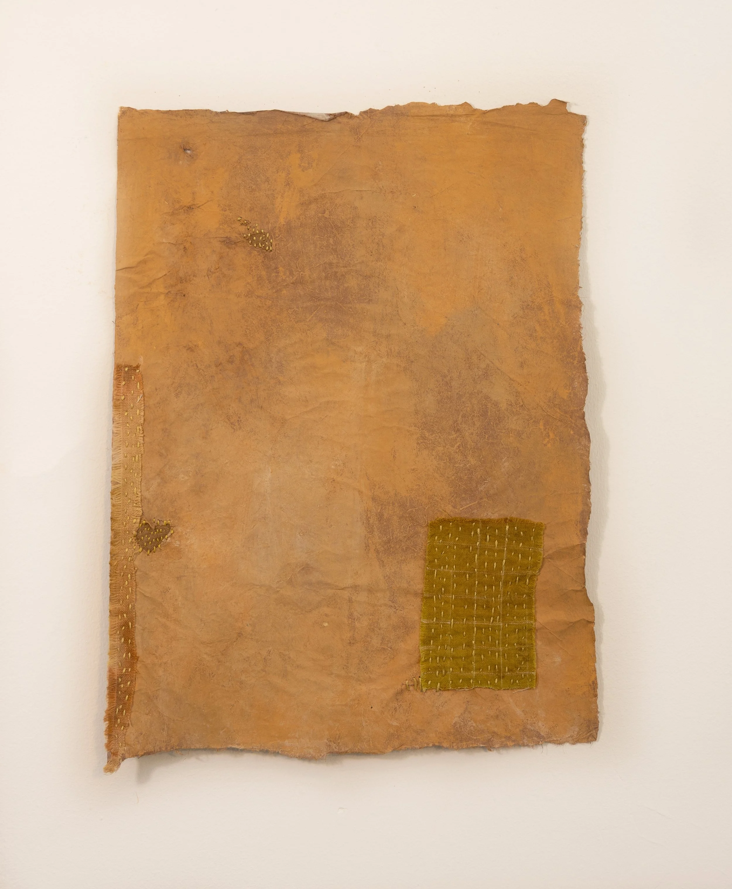 #1 From the series 'It Repeats in Dreams ' 2025 | 25cm x 33cm | textile, acrylic and embroidery on paper.