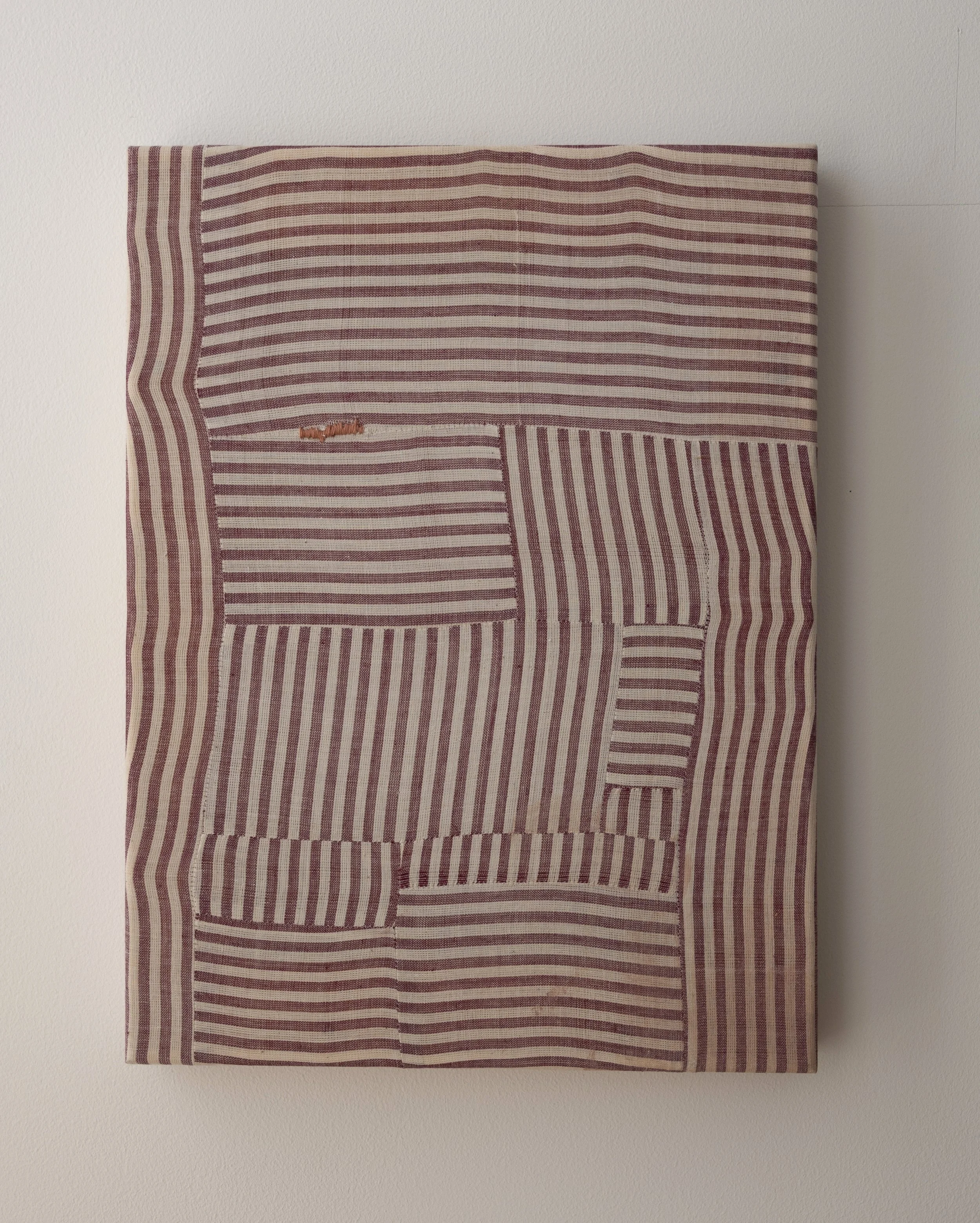 'Warp' | 2025 | 24cm x 30cm | textile and embroidery