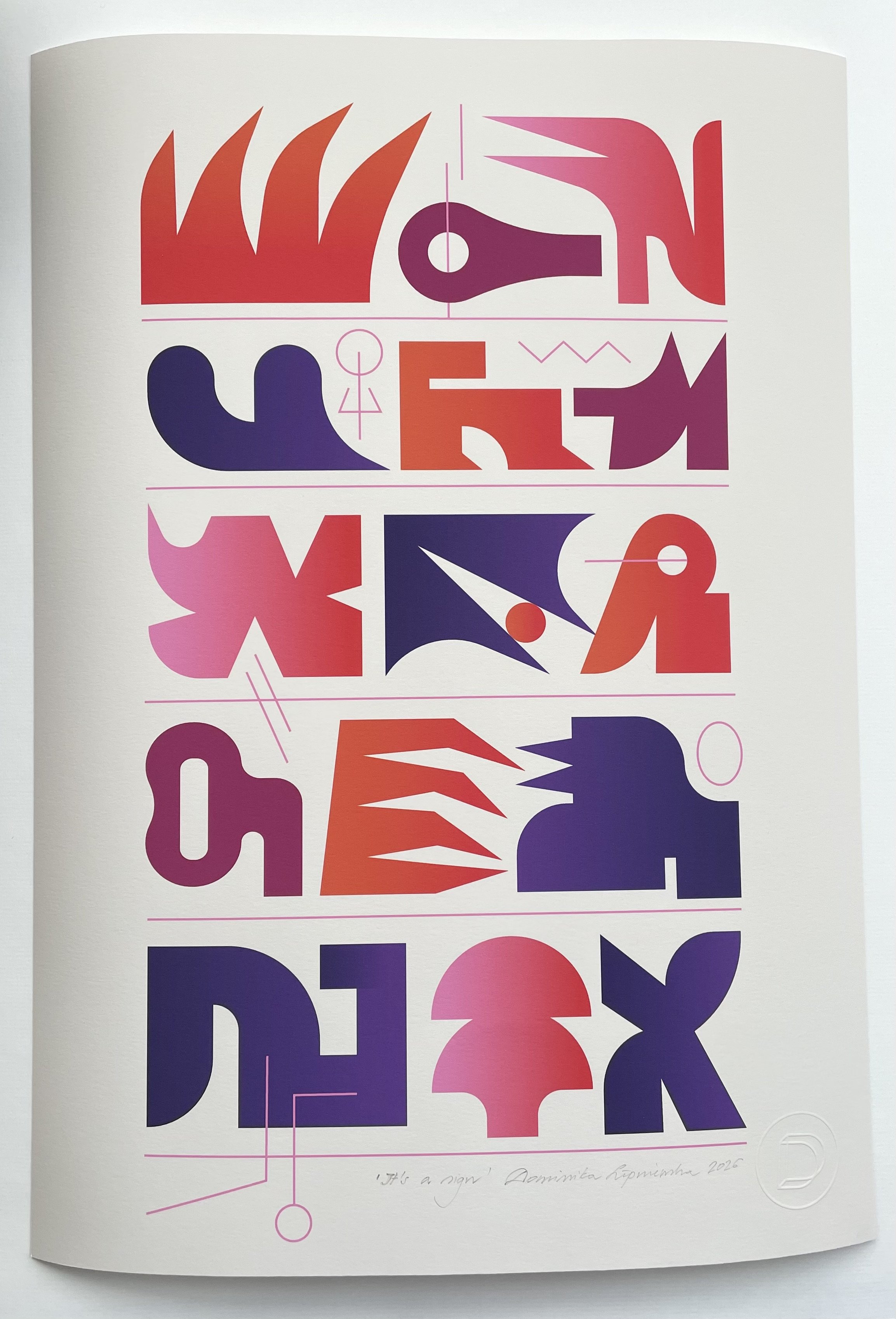 'Its a sign' - giclee print