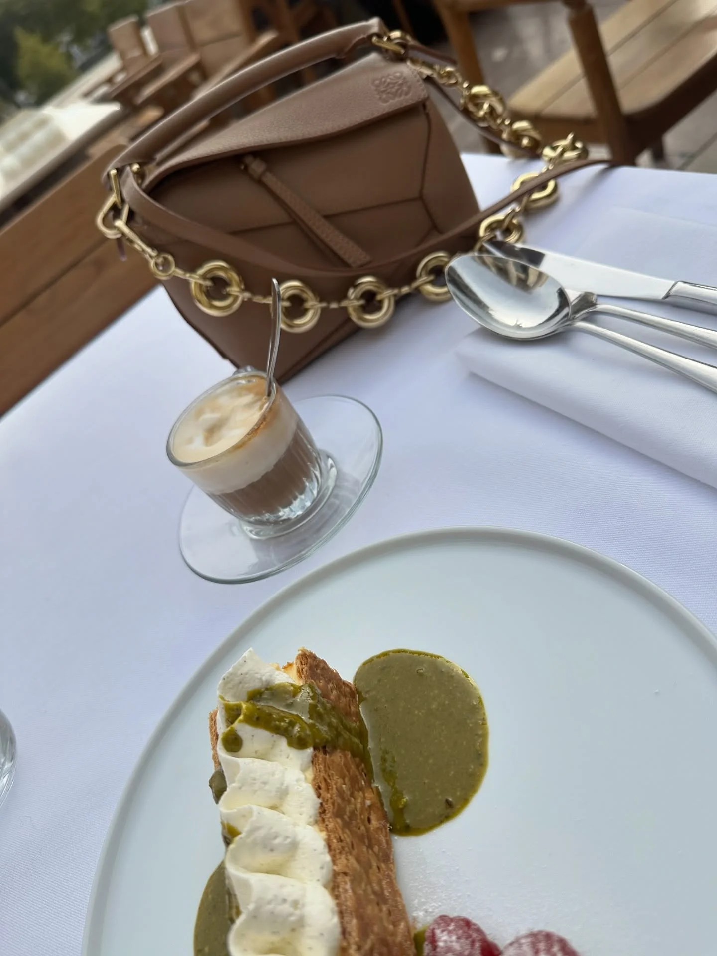 My first day in Paris : 

1. Having dessert for lunch 
2. Attending an event by @eidikoshowroom and meeting @cochady 
3.  Playing dress up at @newbottega 
4. Enjoying a drive to my hotel 
5. Crashing 😂