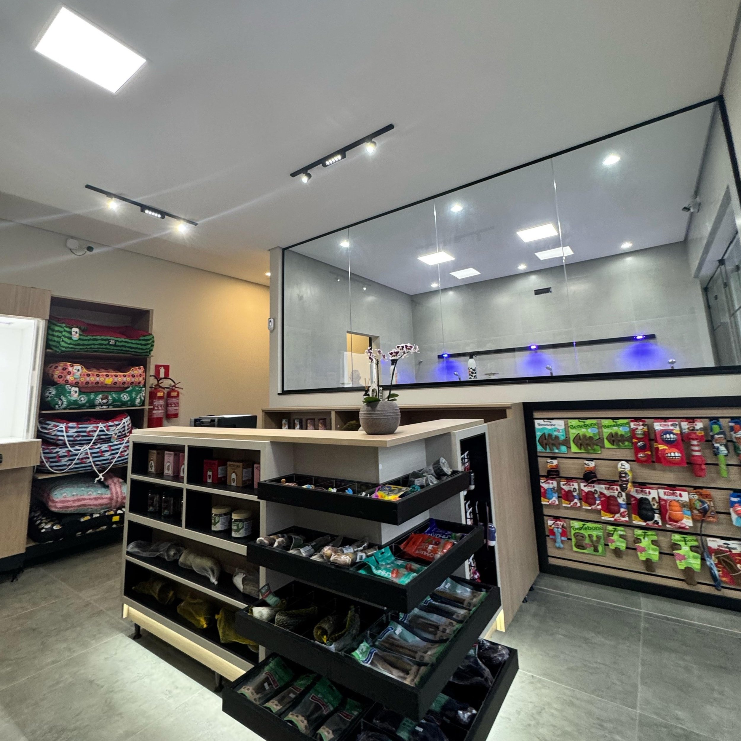 Recepção e Pet Shop