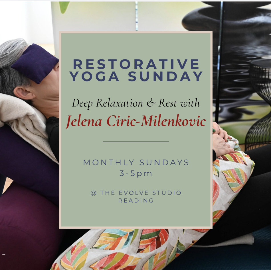 restorative yoga class in Reading