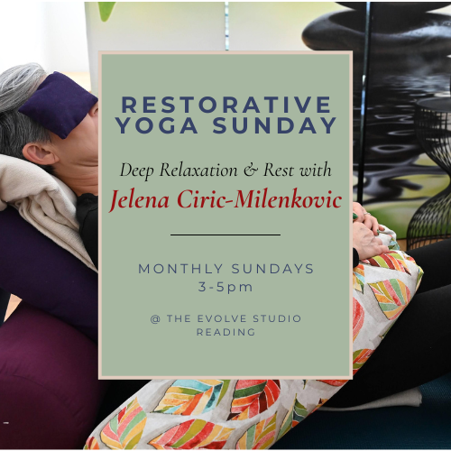 restorative yoga class in Reading