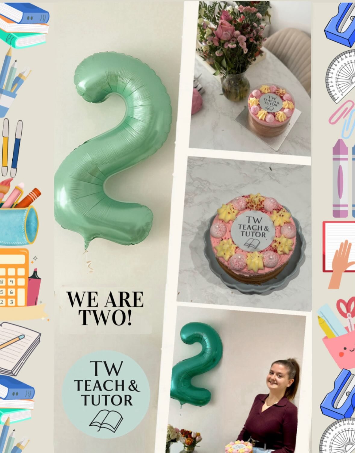 ✏️ TW Teach and Tutor turns 2! 🎂

What began as a short-term plan after returning from Dubai has grown into my full-time career and an agency with over 50 longstanding clients 🤯. I&rsquo;m so grateful to every family, tutor, and student who has bee