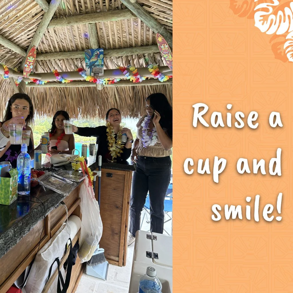 Raise your glass&mdash;whether it&rsquo;s a cocktail, juice, soda, water, or energy drink&mdash;and toast to a day of fun on the tiki cruise! 🥂🌴⛵️

Book on our website at https://tikidrifters.com