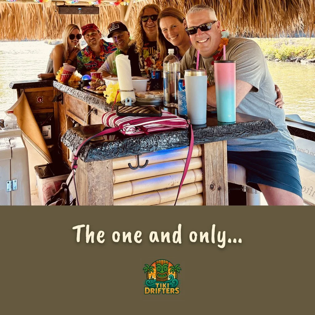 Our Tiki boat cruises are designed for relaxation. Sit back, sip on a refreshing drink, and let us take you on an unforgettable journey! 🍸 

#RelaxationOnTheWater

Contact us at tikidrifter@gmail.com

Visit our website at https://tikidrifters.com
