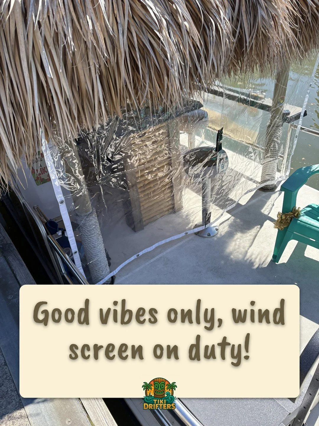 It's getting a touch breezy and a slight chill to the air but not to worry, we've added a slick wind-screen so you can still enjoy a comfy Tiki ride well into October!

Visit tikidrifters.com to book.