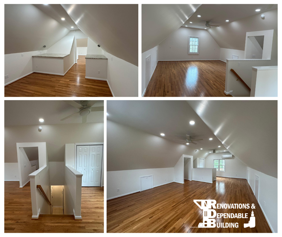 Christiansburg Grandchildren's Retreat: Transforming an Unfinished Attic Above-Garage into a Family Haven