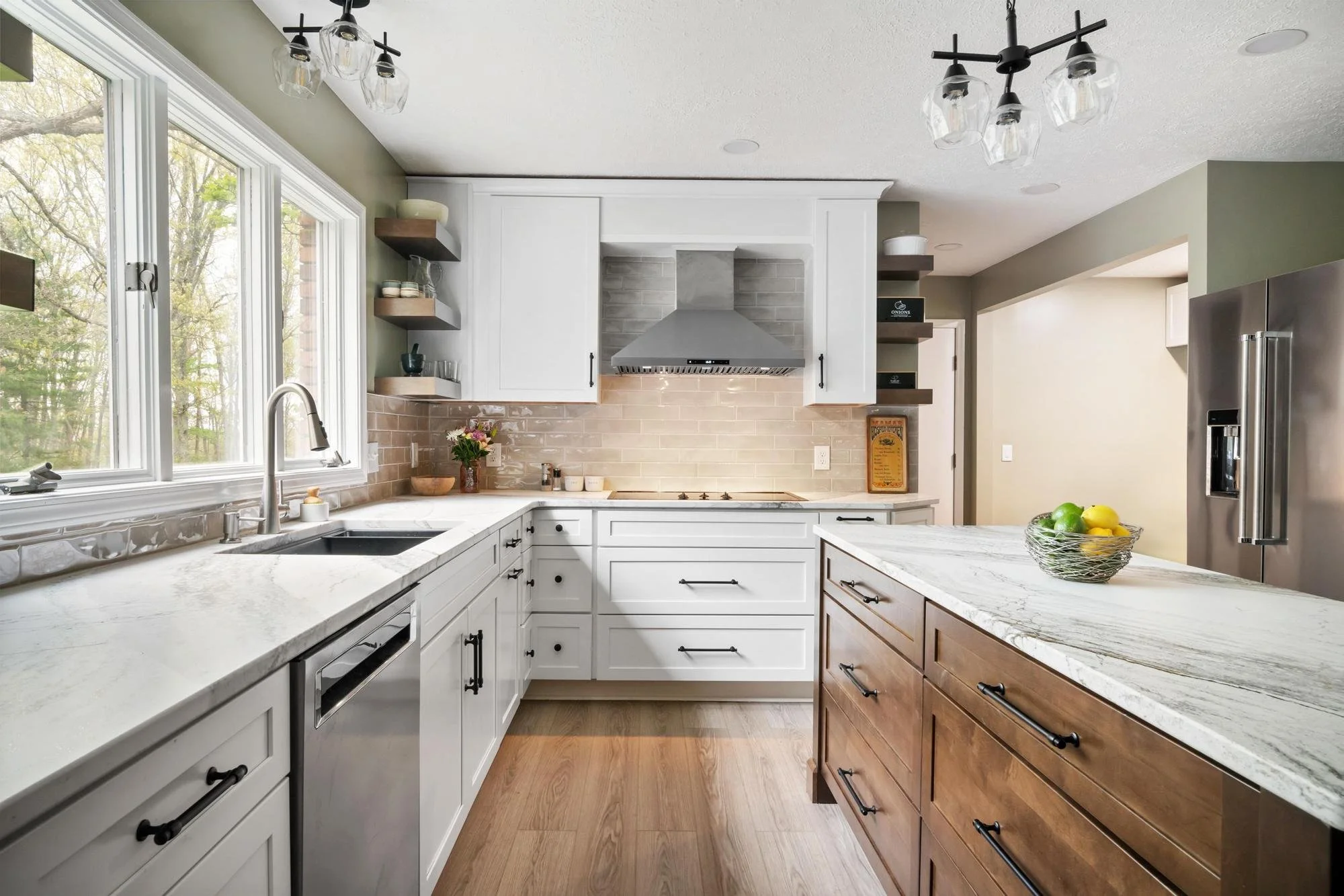 Completed Preston Forest kitchen remodel in Blacksburg, Virginia