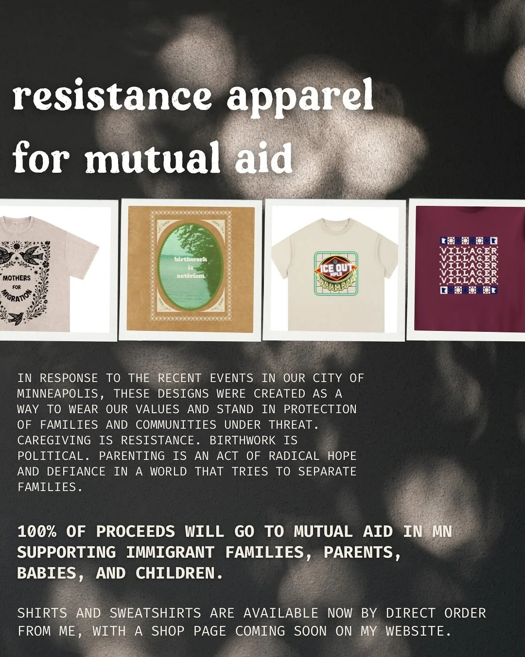 In the wake of these hard times, our city has become a powerful ground for organizing, care, and resistance. The work of protecting families, supporting children, and holding space for immigrant communities is not separate from activism&mdash; it IS 