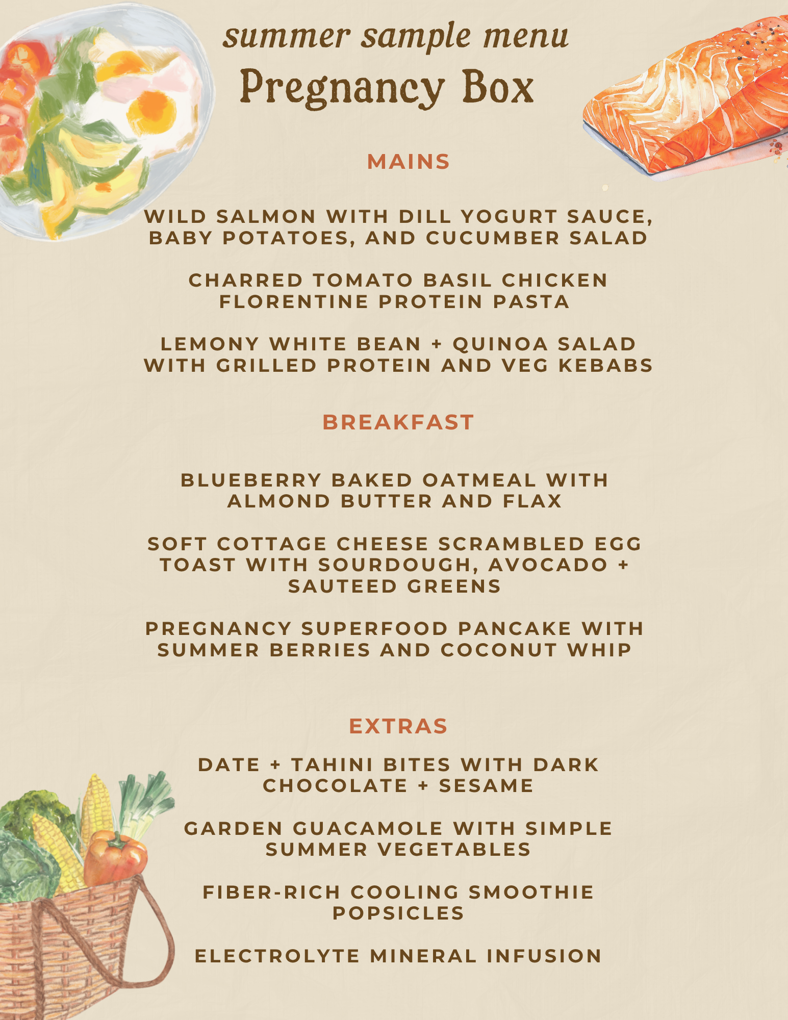 summer meal delivery menu for pregnancy meal delivery minnesota minneapolis local meals seasonal menu