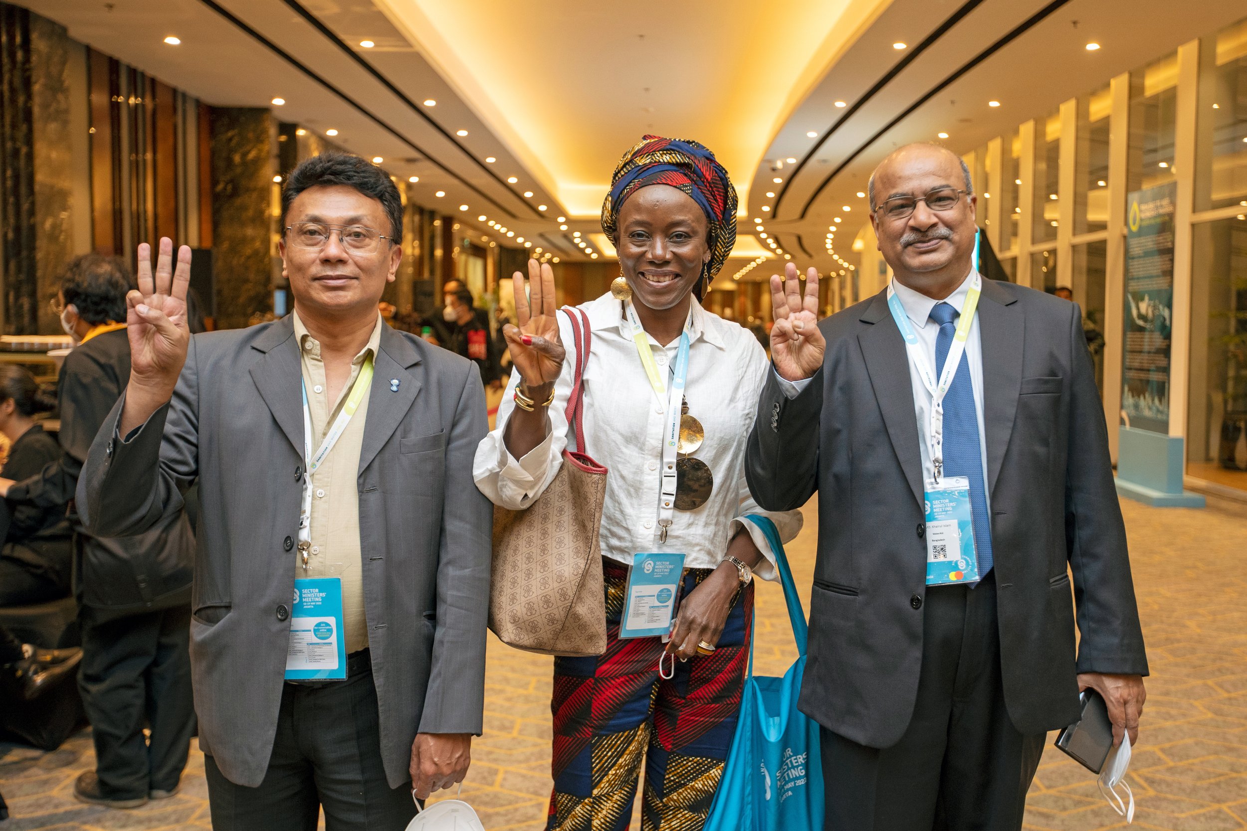 WaterAid representatives from Global, Asia regional office and Nepal country program